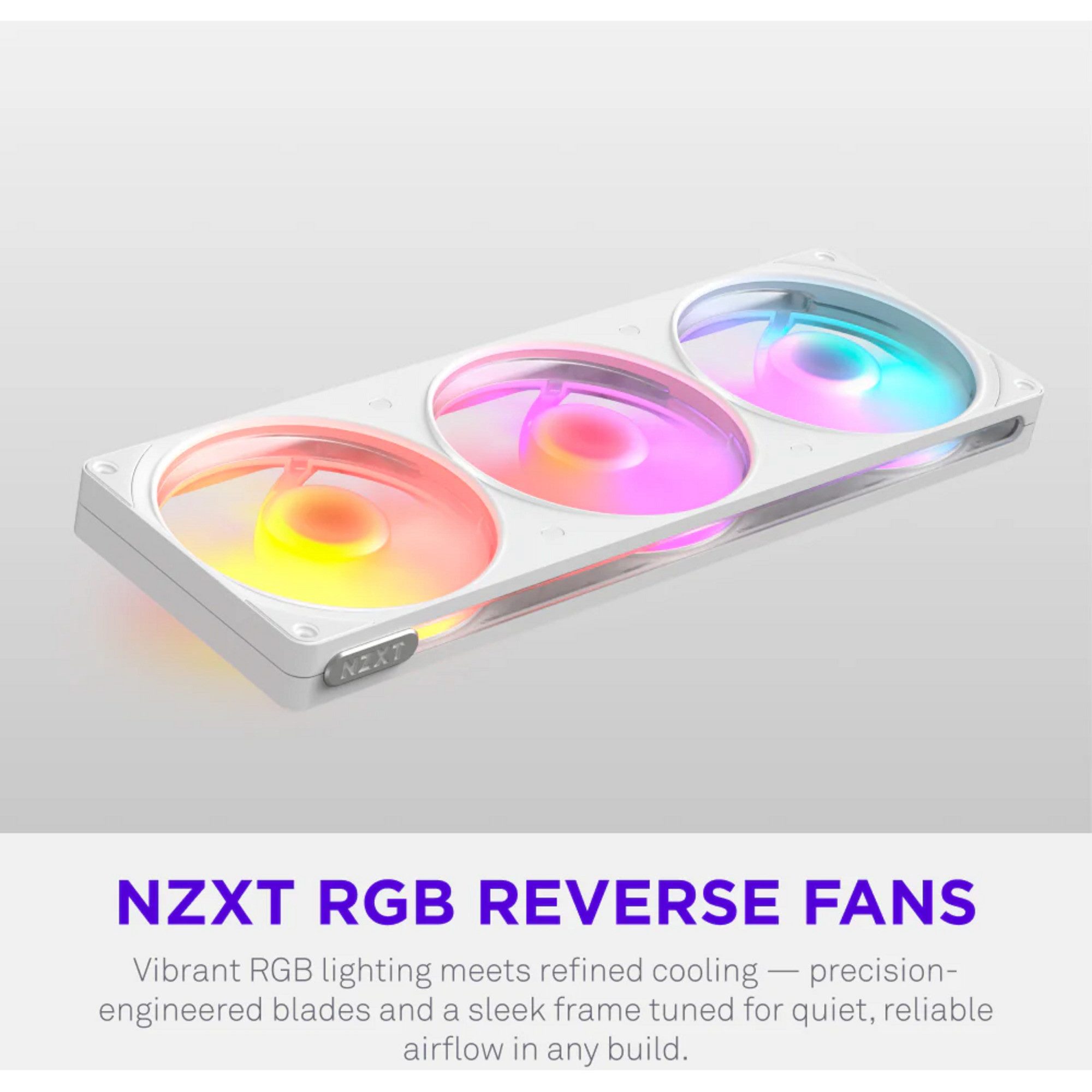 NZXT Gehäuselüfter NZXT F360 RGB, Gehäuselüfter, (Reverse)