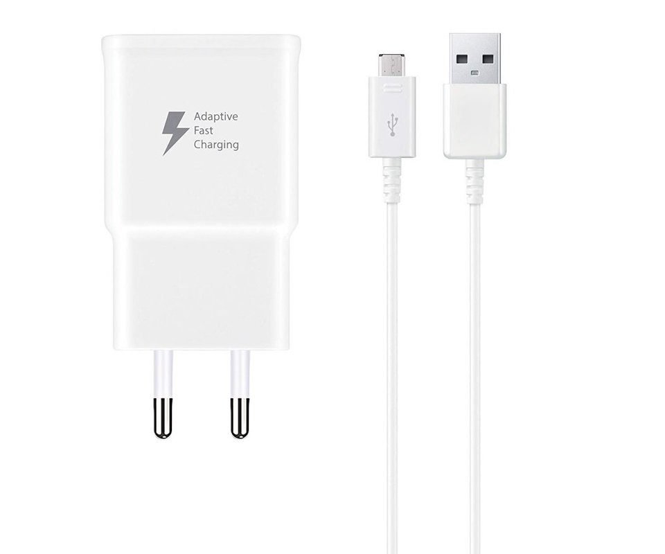 Ventarent Ladekabel passt für Samsung Galaxy S4 S5 S6 S7 Mini Note Edge PS4 PS5 USB-Ladegerät (1670,00 mA, Set, 2-tlg., 1x Adapter USB-A 15 Watt + 1x Ladekabel USB-A auf Micro USB, Netzteil mit fast charging + Ladekabel geeignet für Spielkonsole)