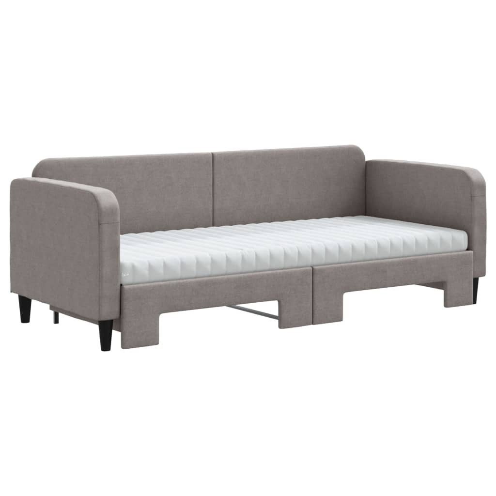 vidaXL Bett Tagesbett Ausziehbar mit Matratzen günstig online kaufen