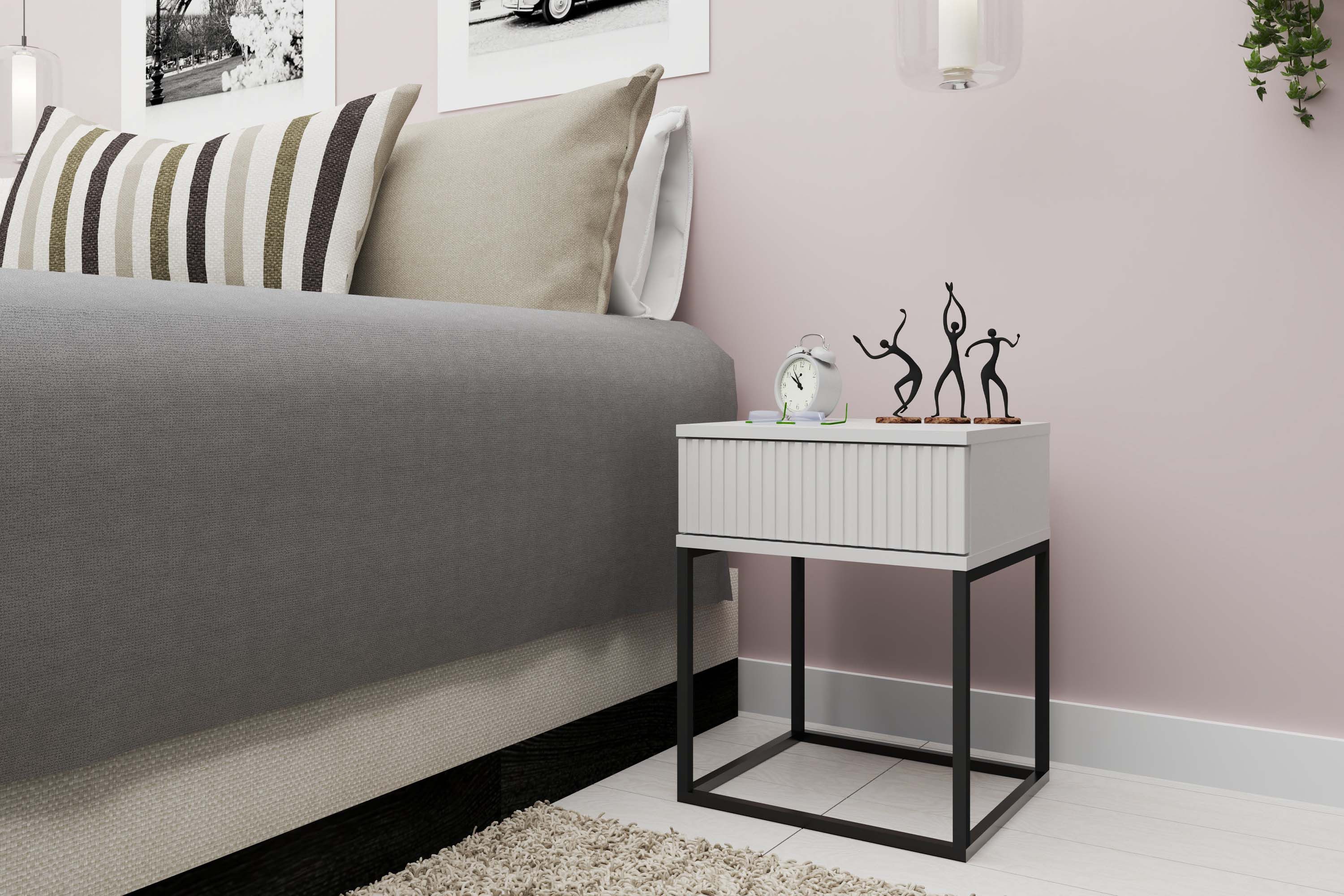 KONSIMO® Nachttisch RECTUS Nachtschrank, Modern, hergestellt günstig online kaufen