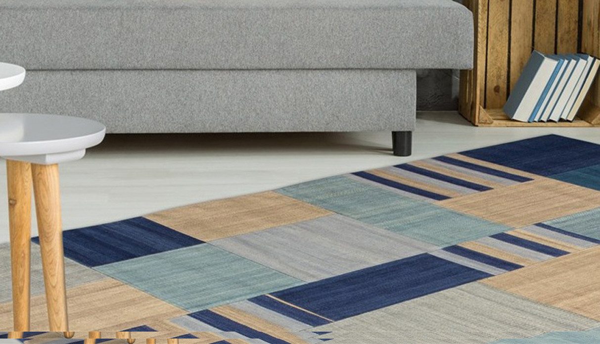 Kayoom Teppich Radical 315, rechteckig, Höhe: 15 mm, Handgewebter Jacquard Kilim, hochwertige Materialmischung.