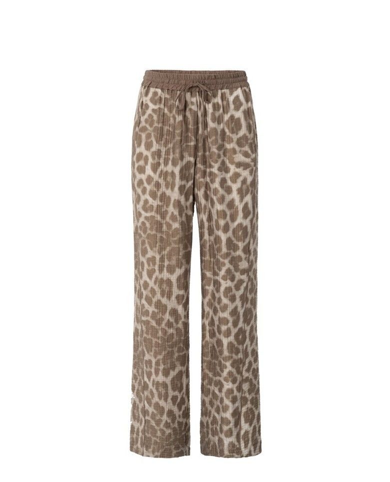 YAYA Stoffhose Hose mit Leopardenmuster günstig online kaufen