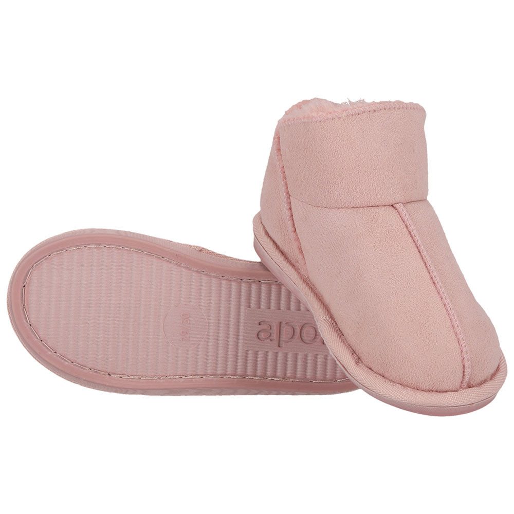 Apollo KINDER BOOTS Hausschuh mit Ziernähten