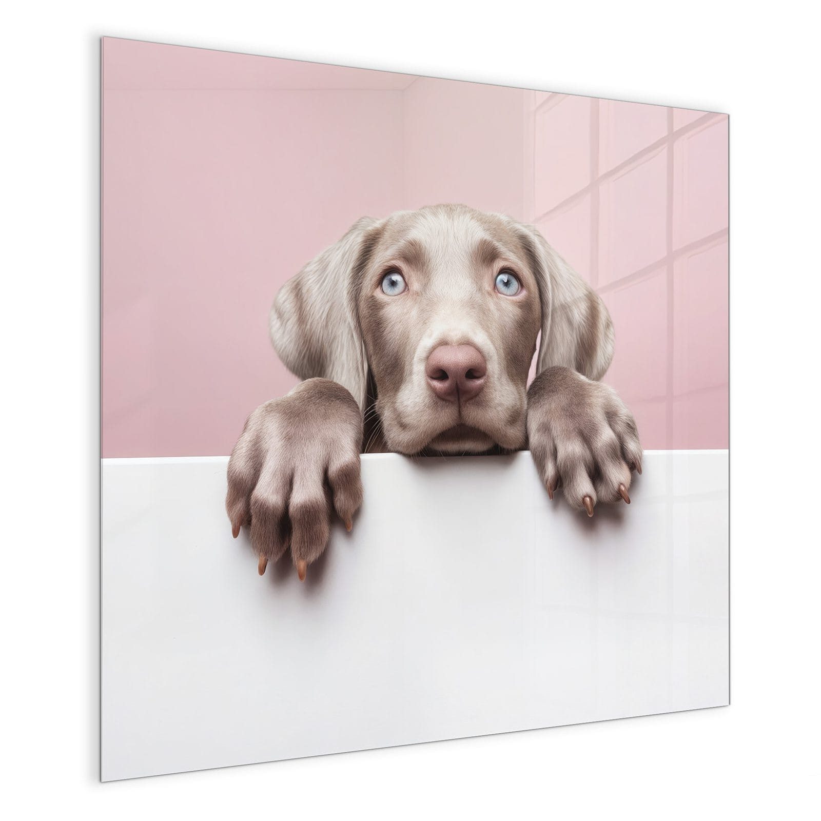 Primedeco Magnettafel Glas Niedlicher Welpe Pinnwand günstig online kaufen