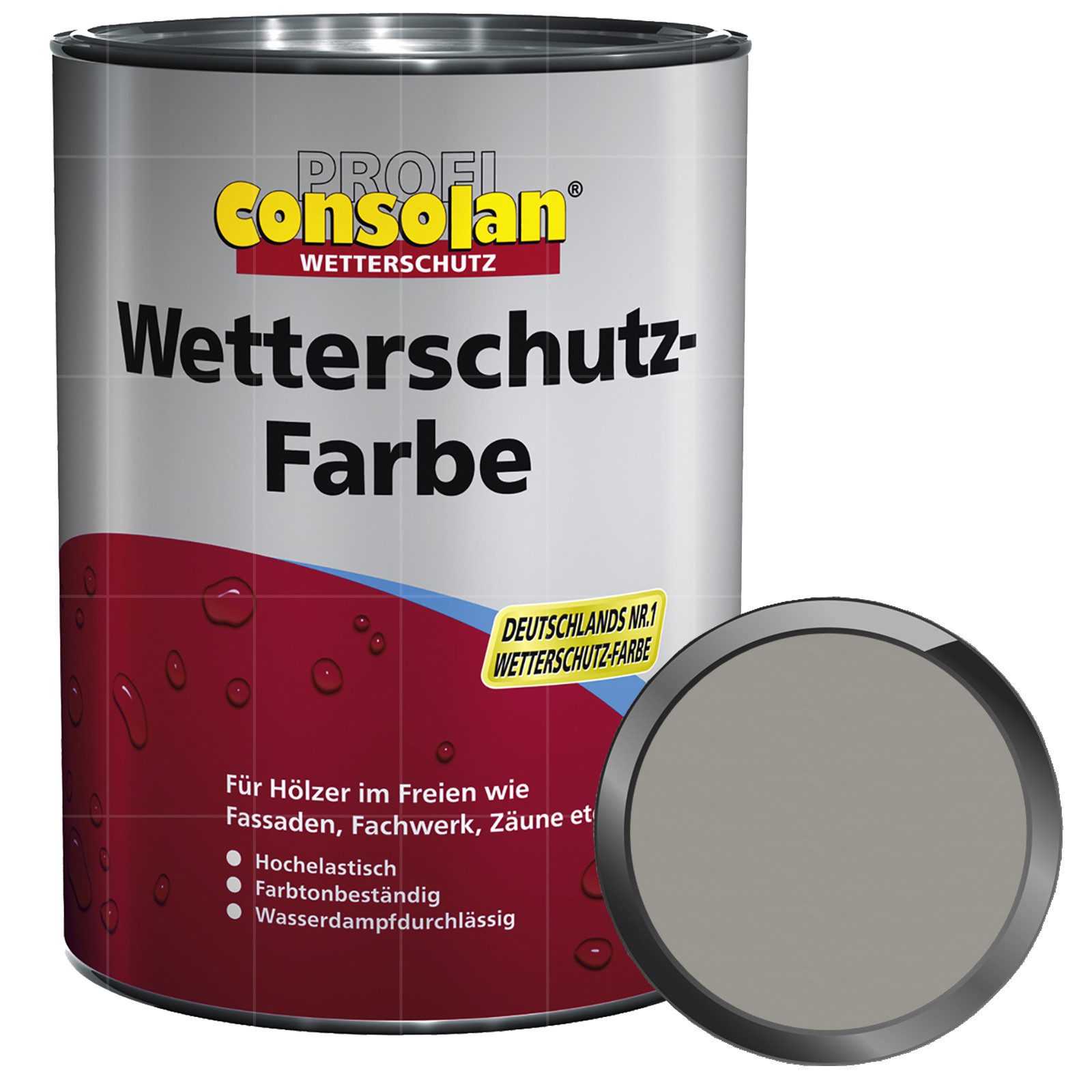 Consolan  Wetterschutzfarbe PROFI Wetterschutzfarbe 2,5 LTR