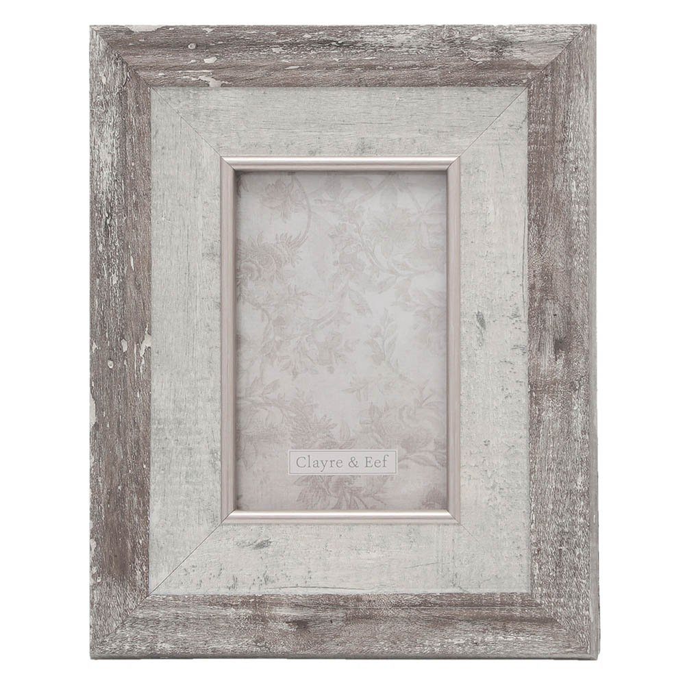 Clayre & Eef Bilderrahmen Bilderrahmen SOUTHPORT grau braun 10x15cm altes Holz Strandhaus Deko Hamptons. € 14,95