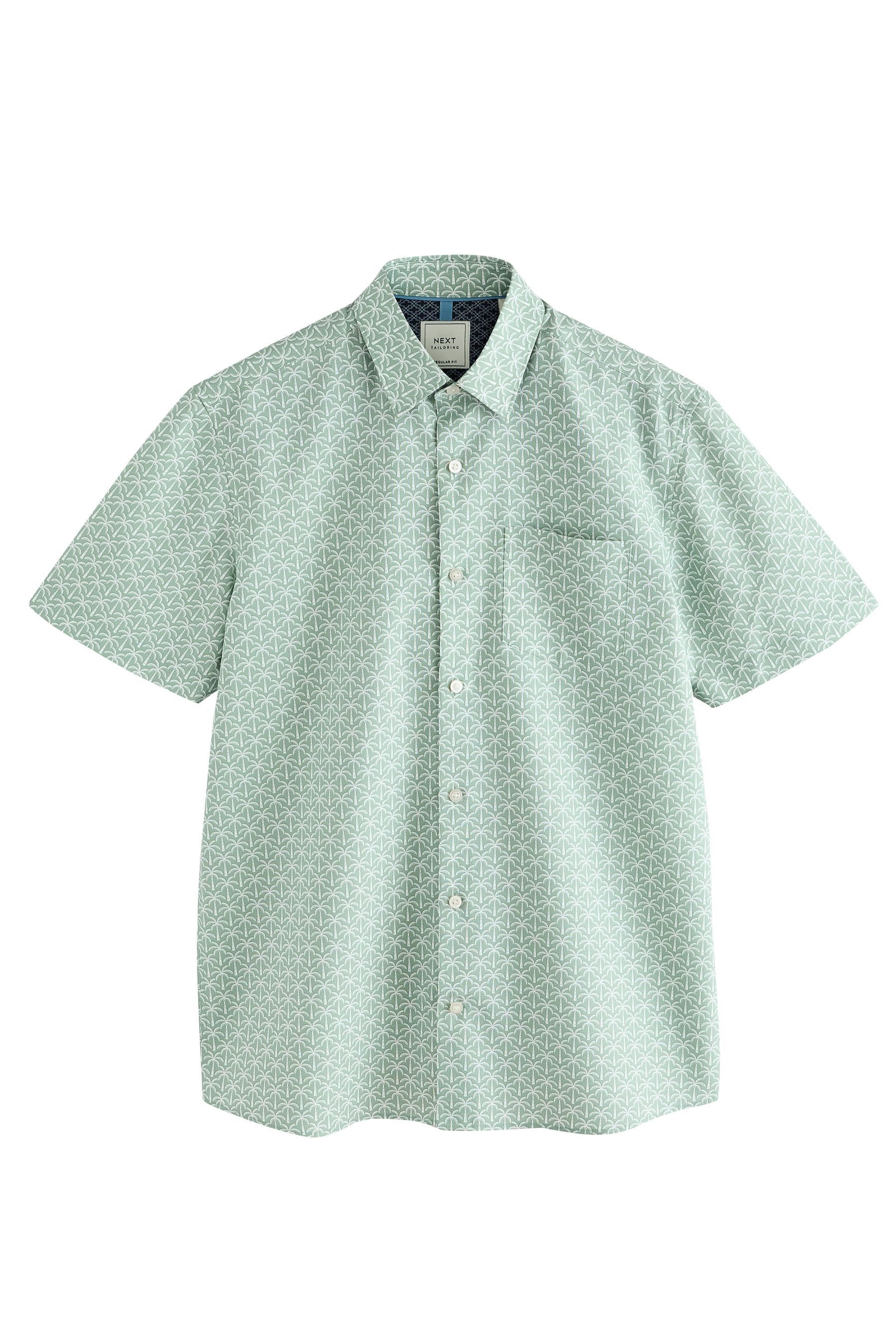 Next Businesshemd Oxford-Kurzarmhemd mit Print (1-tlg) günstig online kaufen