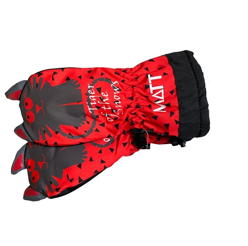 MATT Lederhandschuhe Matt Fäustlinge Tootex Katze