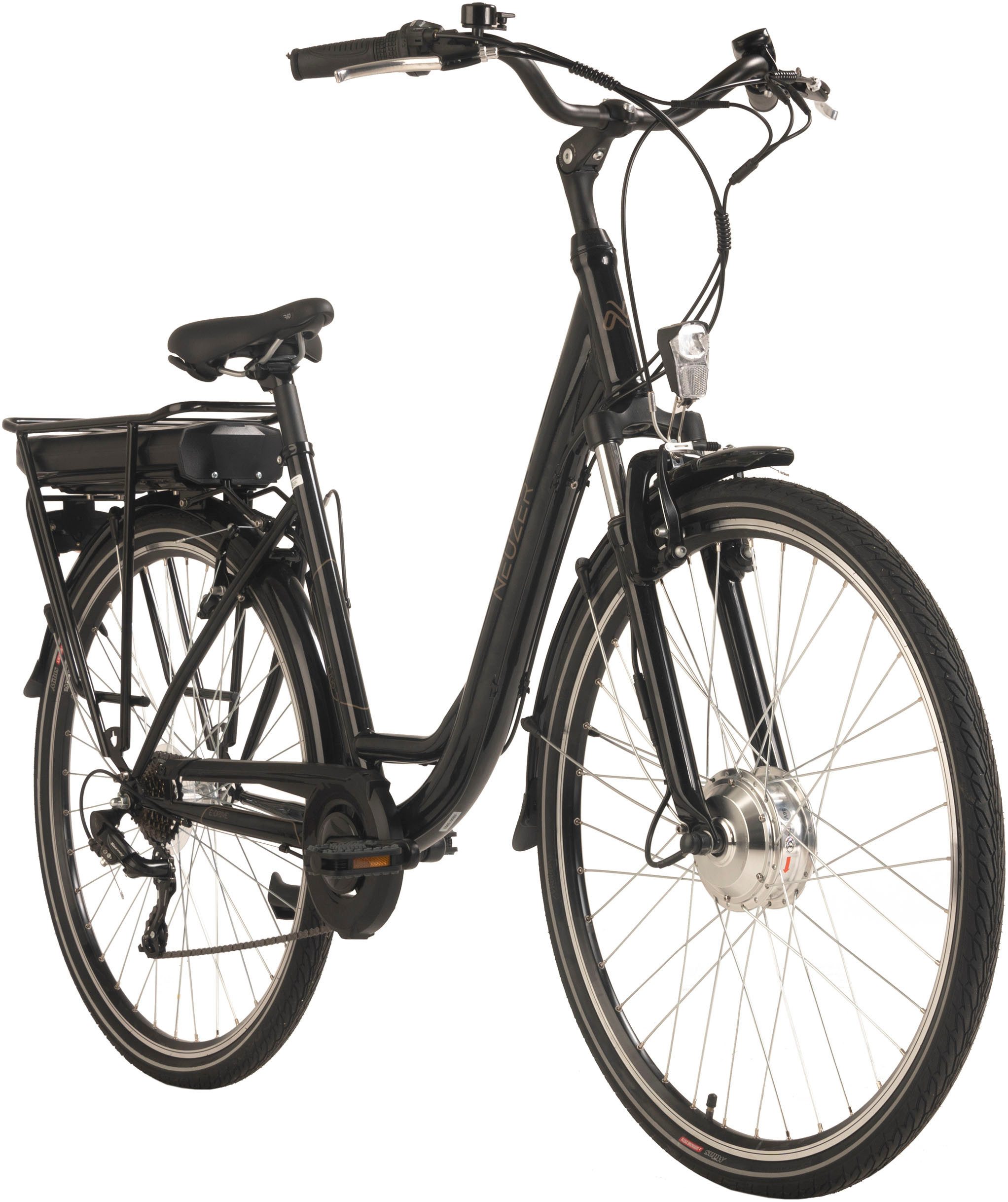 Thumbnail - Hollandia E-Bike Cityrad Lido, 7 Gang Shimano Tourney Schaltwerk, Kettenschaltung, Frontmotor, 468 Wh, Pedelec, Elektrof...