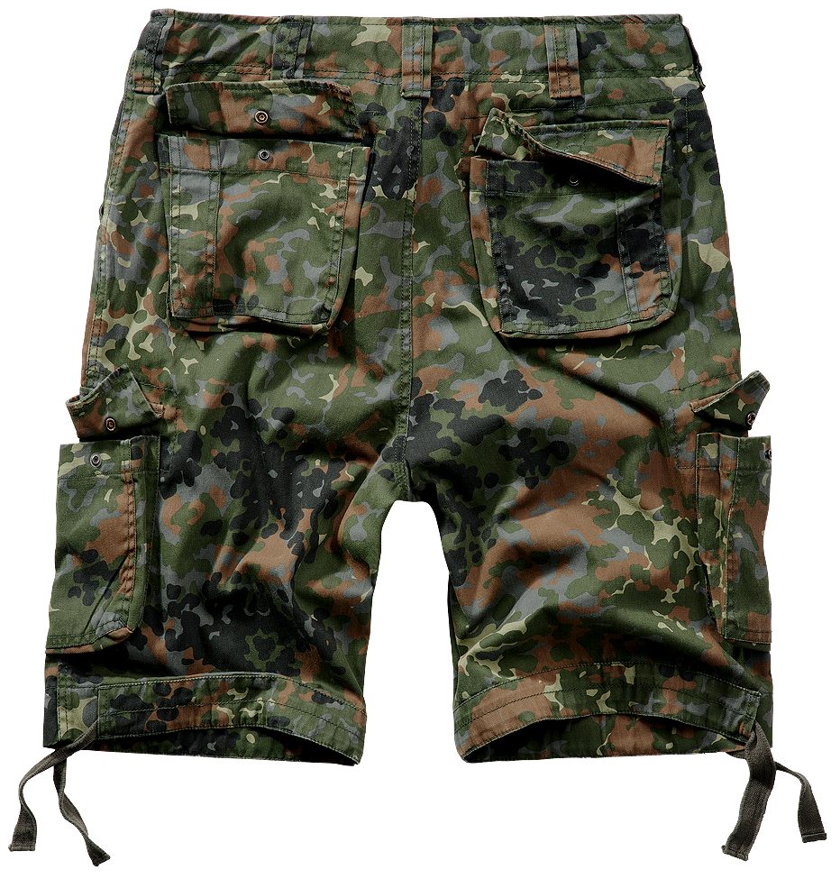 Kurze Cargo Sommer Hose Bermuda Brandit Shorts Herren BW Flecktarn Short Knielang Cargohose Army