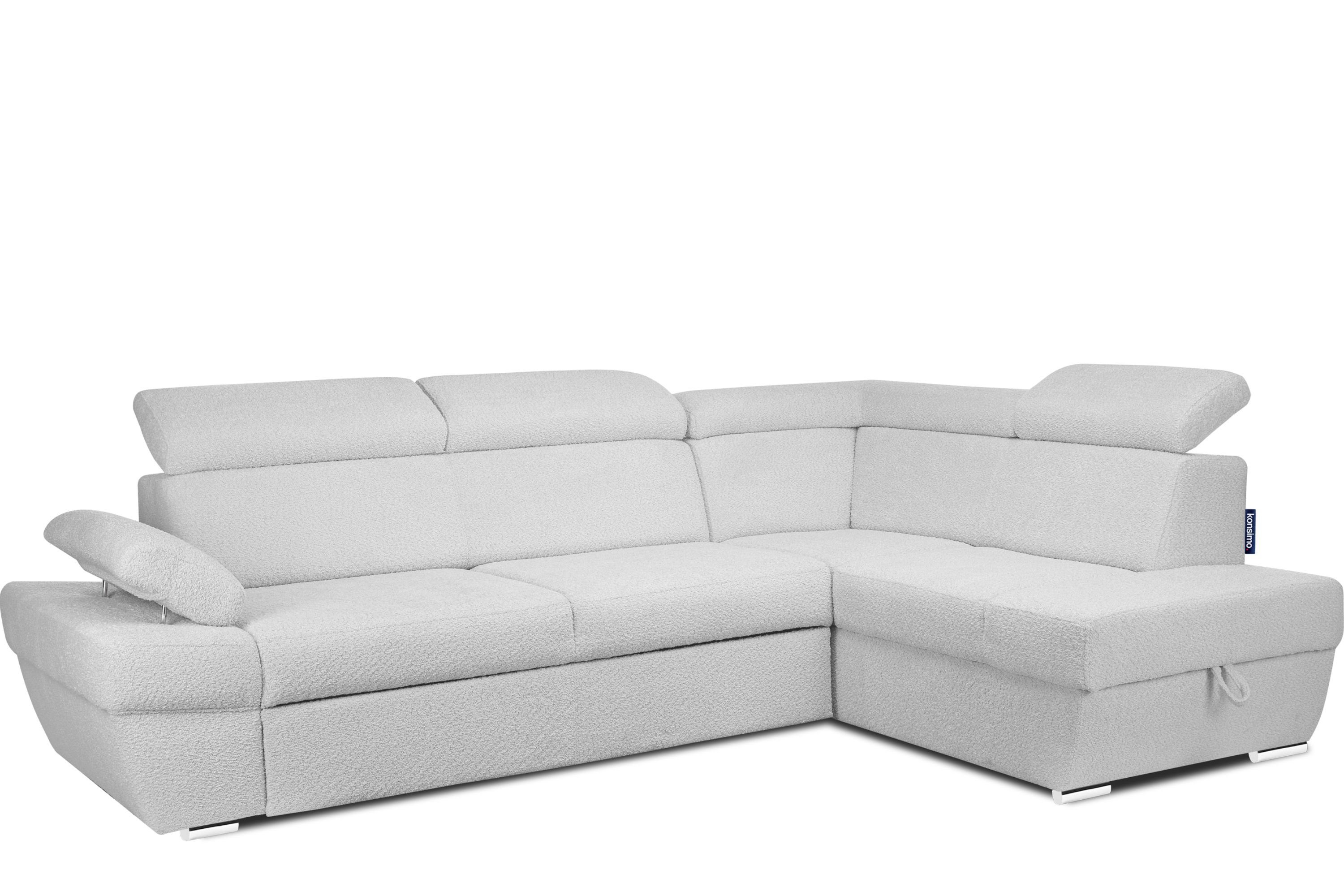 KONSIMO® Ecksofa RATLO Ecksofa, mit Bettfunktion günstig online kaufen