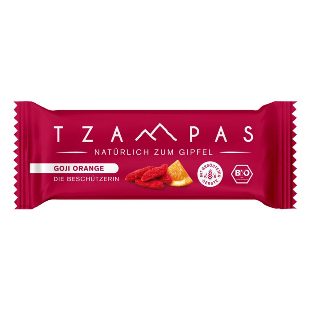 Tzampas Süßigkeit Energieriegel - Goji Orange Die Beschützerin 40g