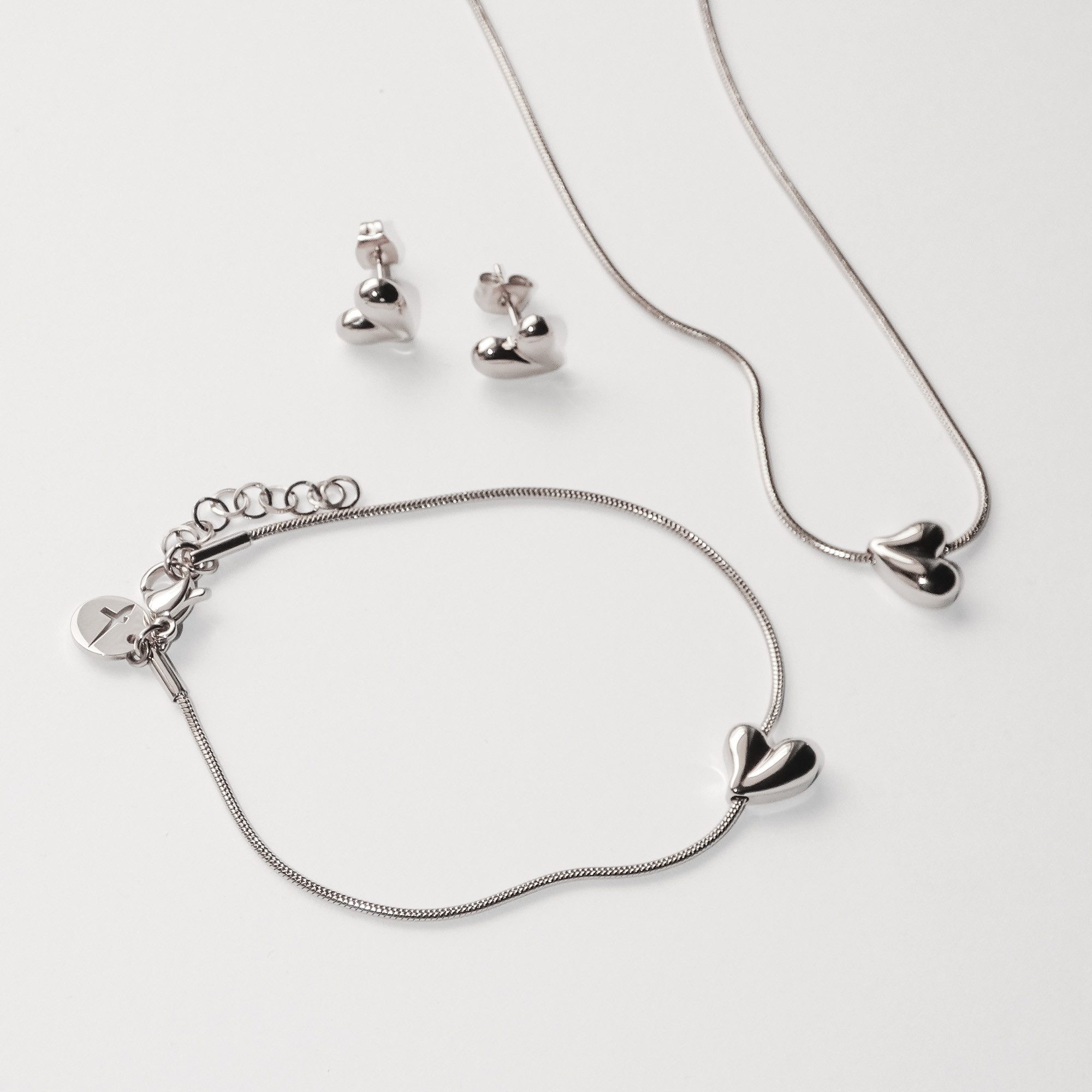 Tamaris Paar Ohrstecker Organic Heart, Herz