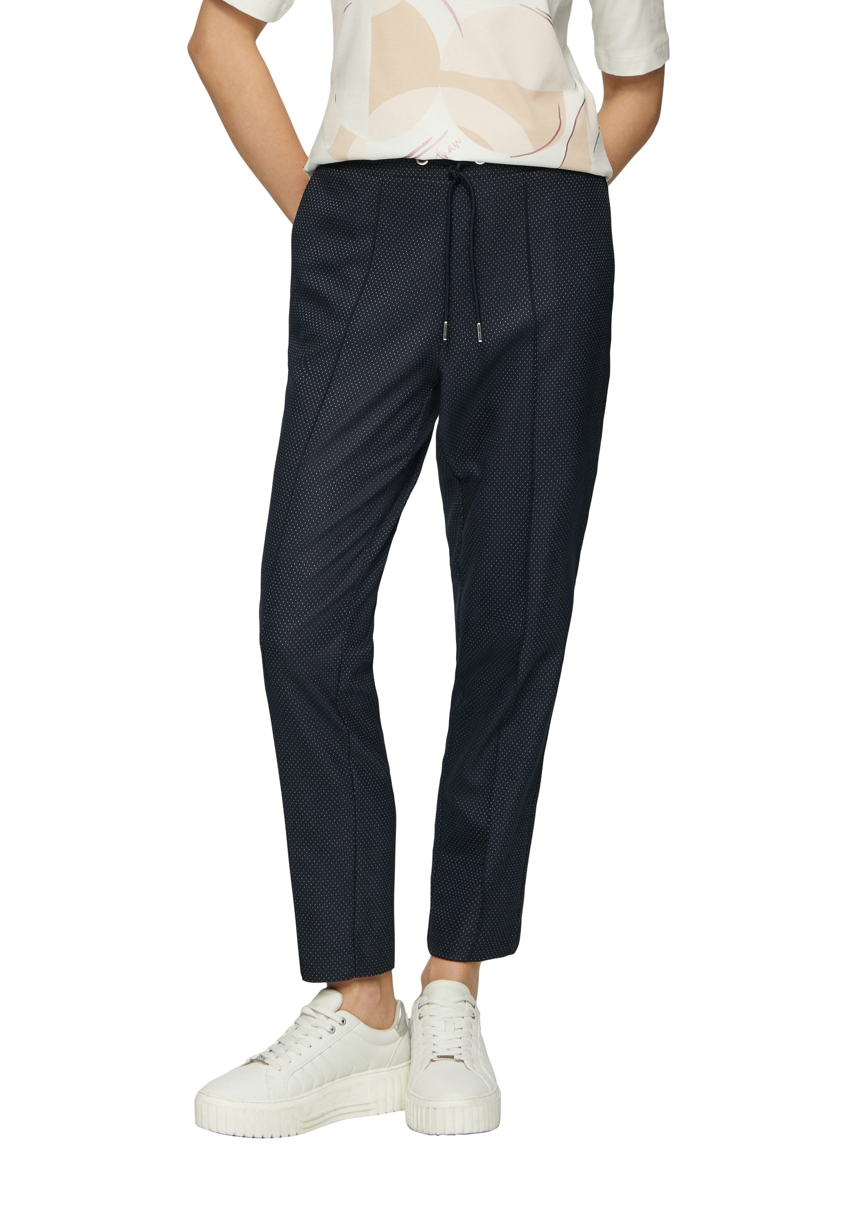 s.Oliver BLACK LABEL Jogger Pants gepunktet, günstig online kaufen