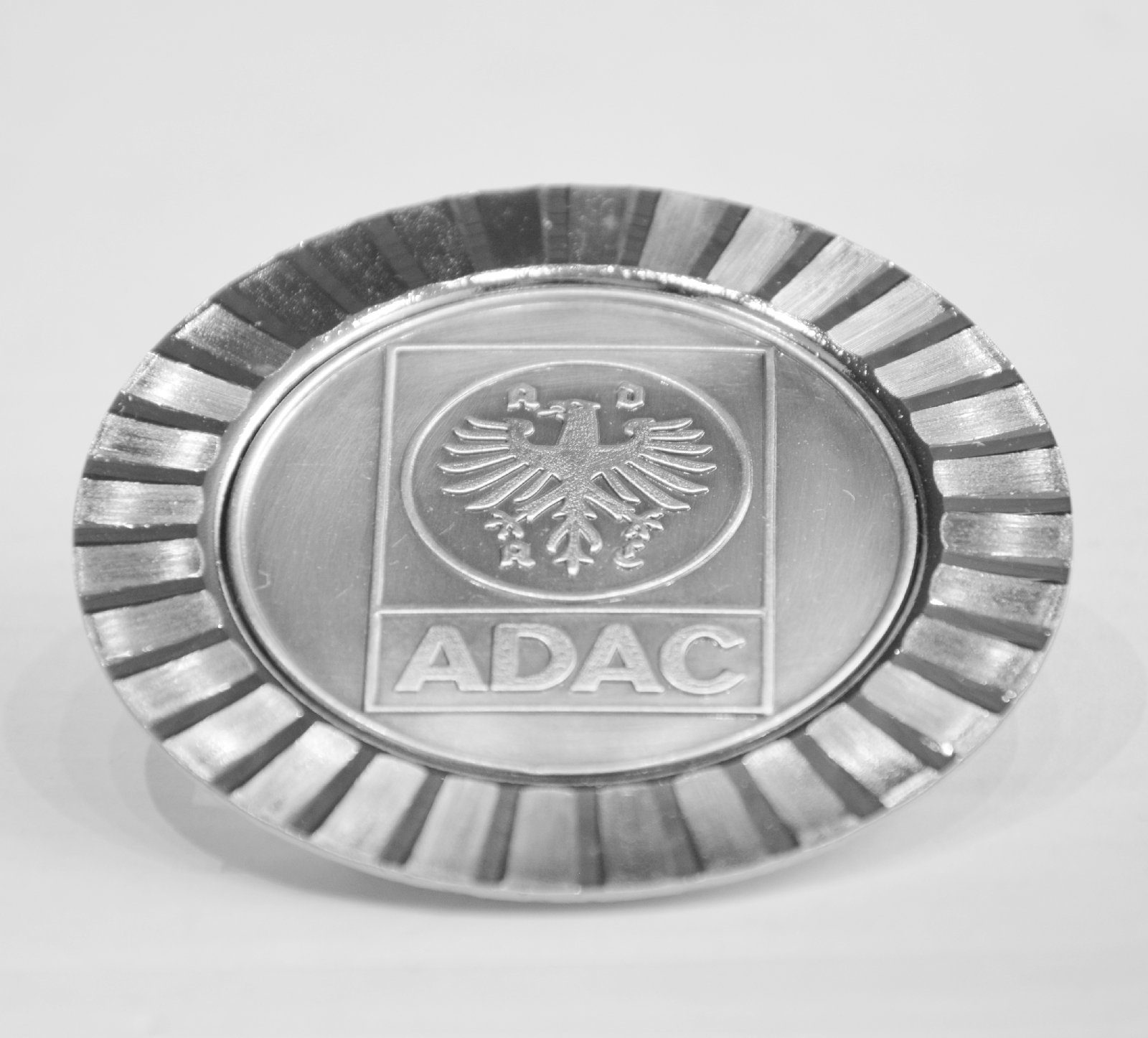 HR Autocomfort Typenschild Historisches 1974 ADAC Kühlergrill Relief Metall  Plakette Medaille + Halter Schrauben