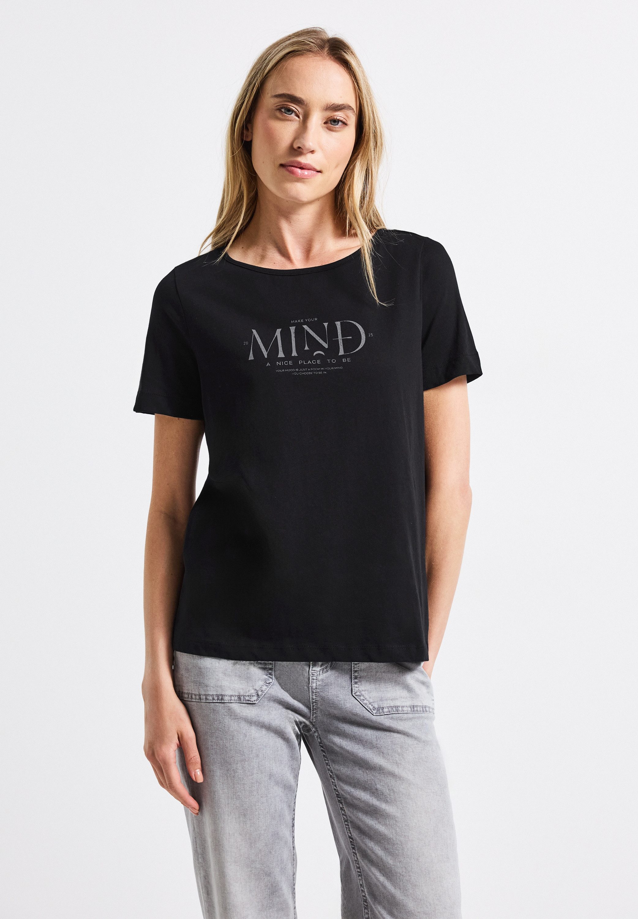 STREET ONE T-Shirt, mit Rundhalsausschnitt günstig online kaufen
