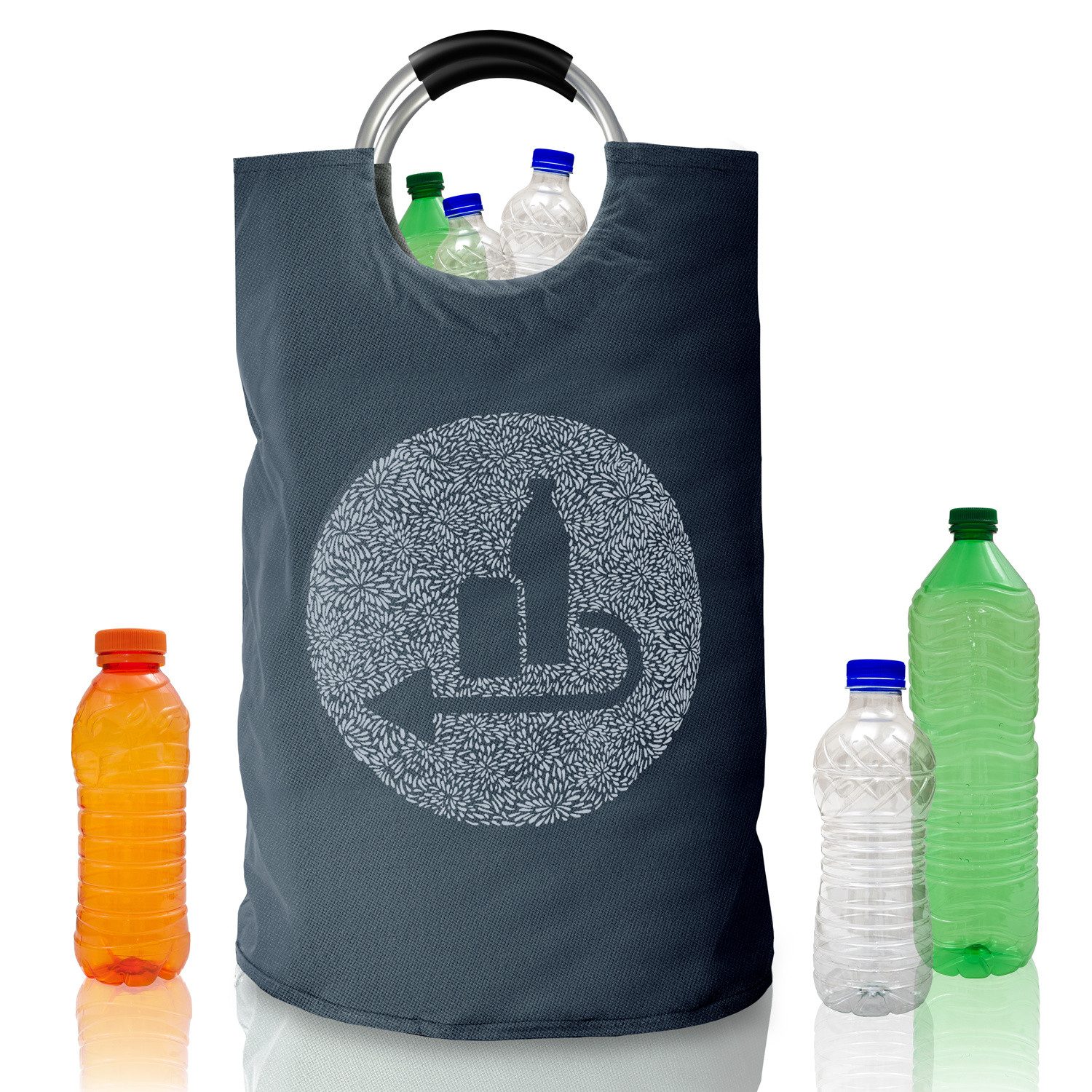 Dimono Flaschensammler Dimono Flaschensammler – Faltbarer Pfandbehälter & Leergutkorb (Leergut-Korb & Spielzeugbeutel, Faltbarer Haushalts-Organizer), Recycling Pfandbehälter