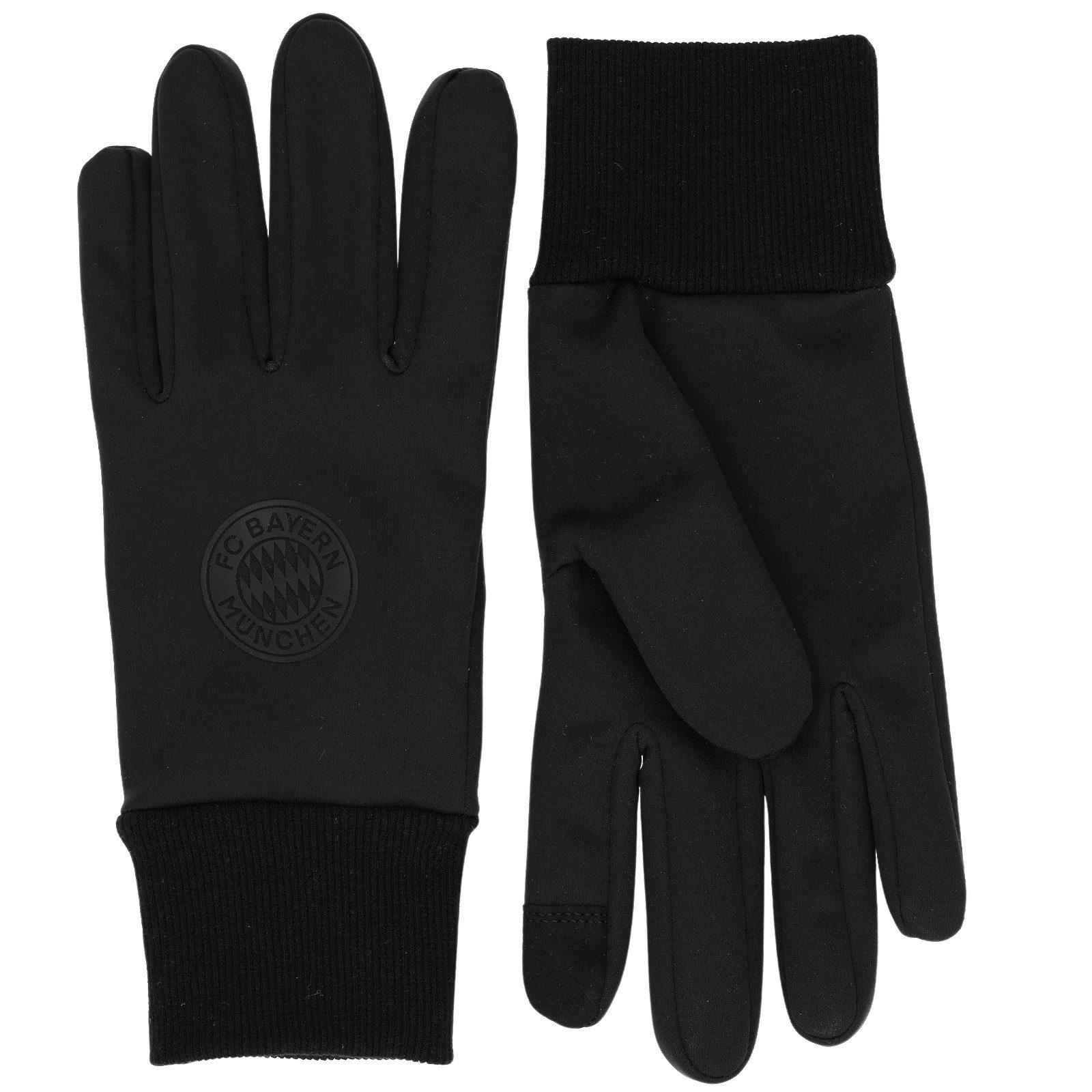 FC Bayern München Feldspielerhandschuhe FC Bayern Softshellhandschuhe Unisex schwarz M (Packung) atmungsaktiv