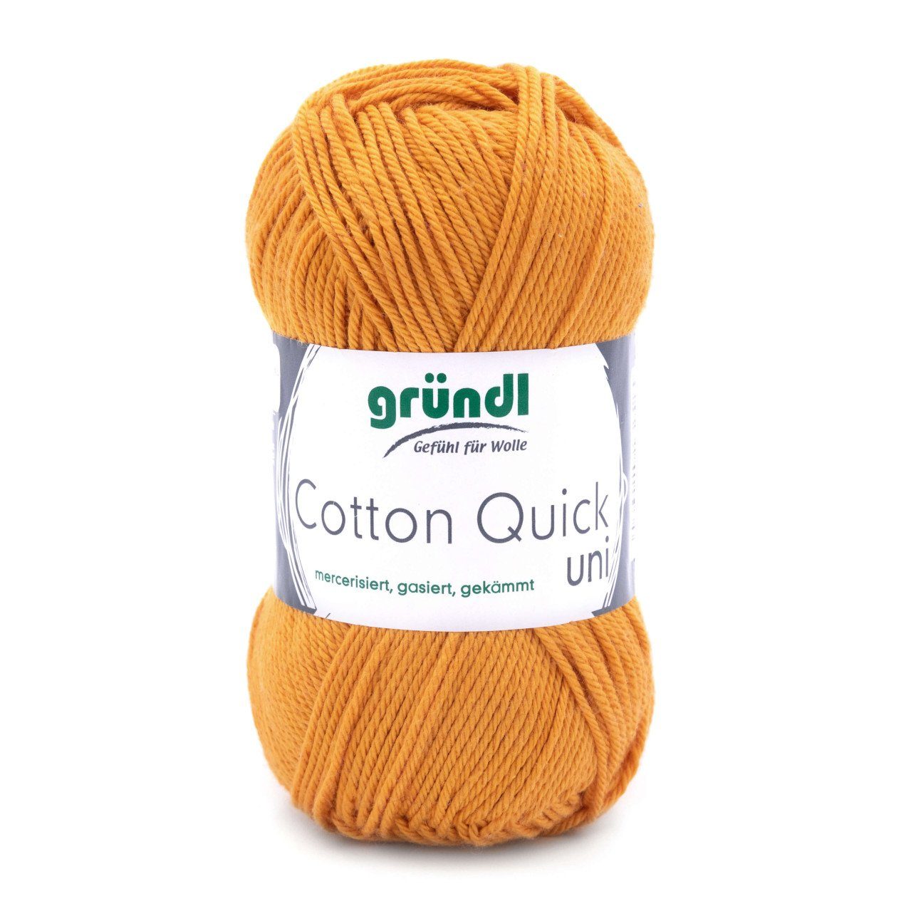 Gründl Gründl Wolle Cotton Quick 50 g uni senf Häkelwolle