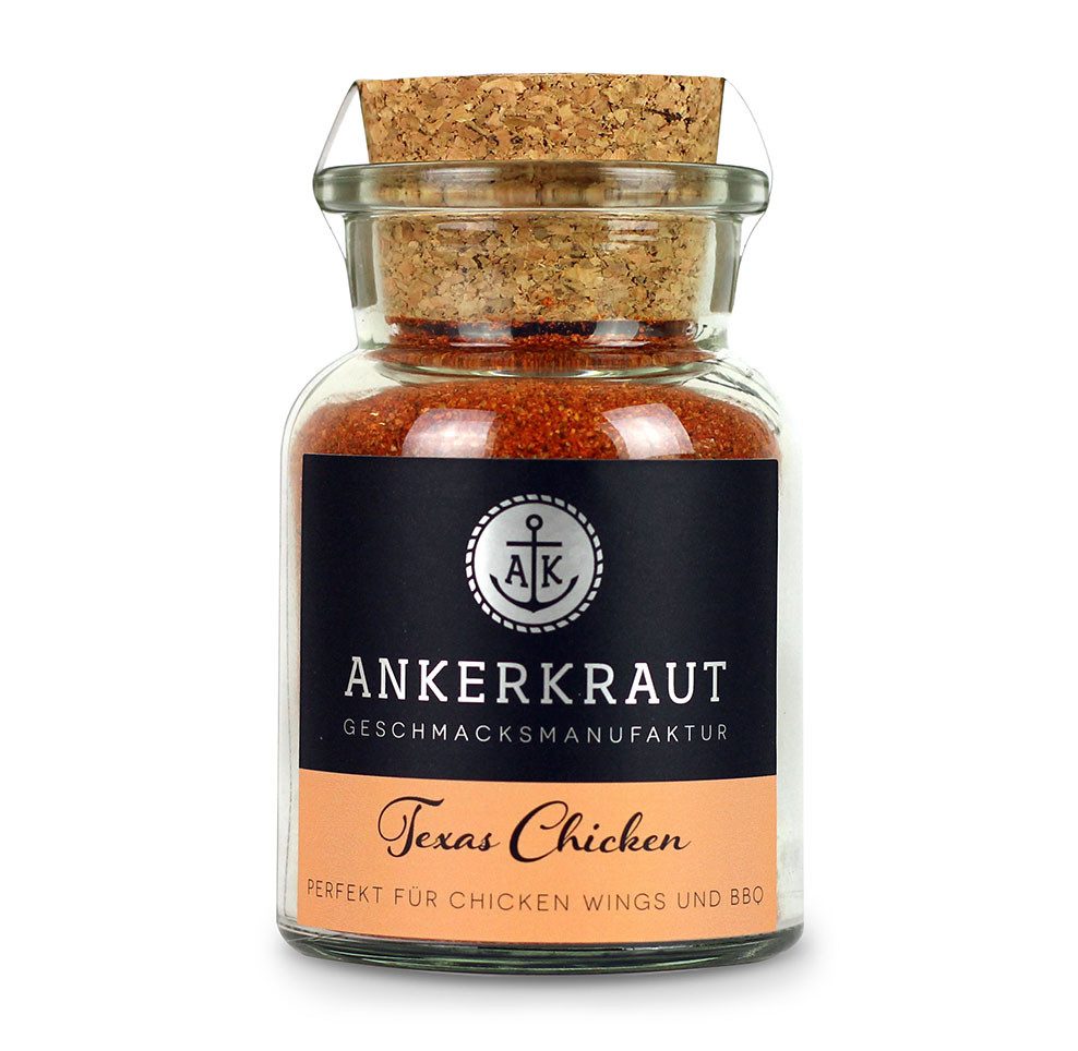 Ankerkraut Gewürz Texas Chicken, BBQ-Rub, Ankerkraut Texas Chicken Rub - Gewürzmischung BBQ