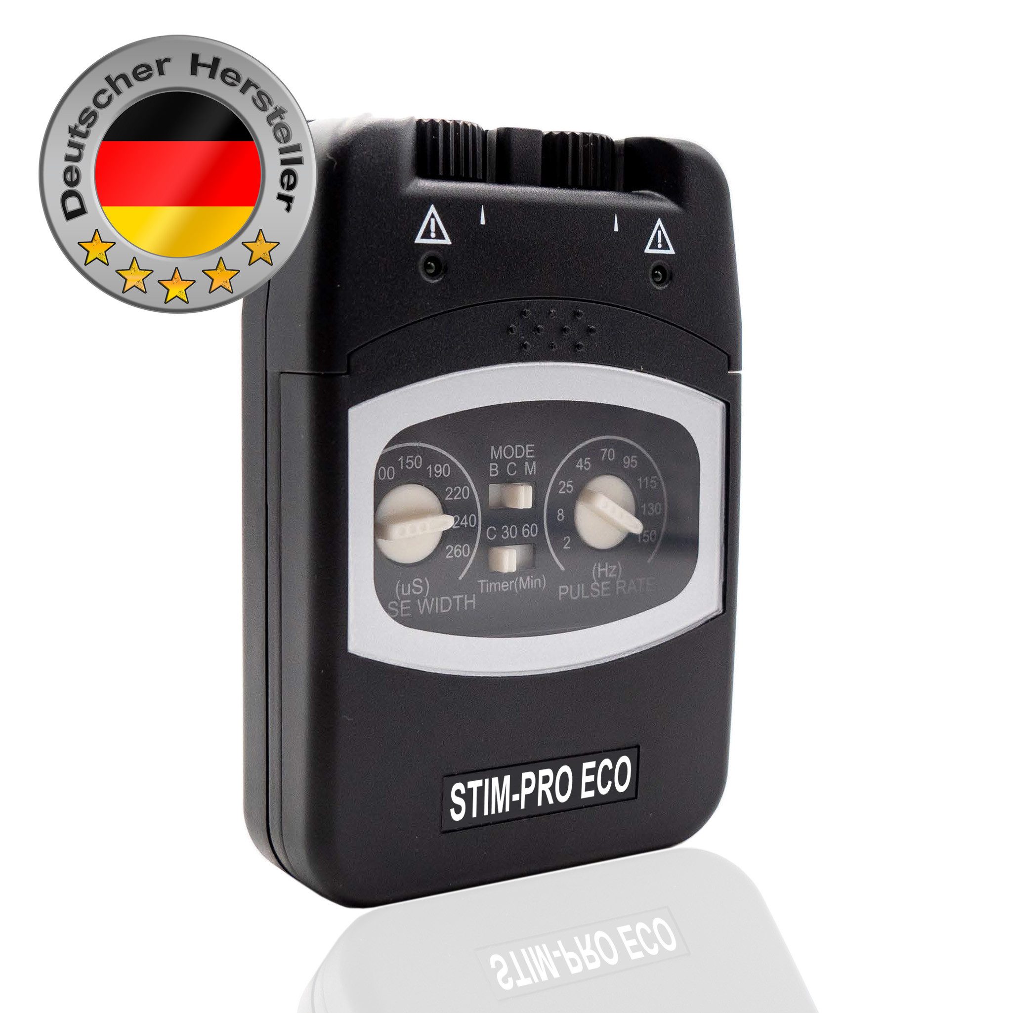 Axion TENS-Gerät STIM-PRO ECO mit 4 Elektroden zur Schmerztherapie, Medizinprodukt nach MDR (EU) 2017/745