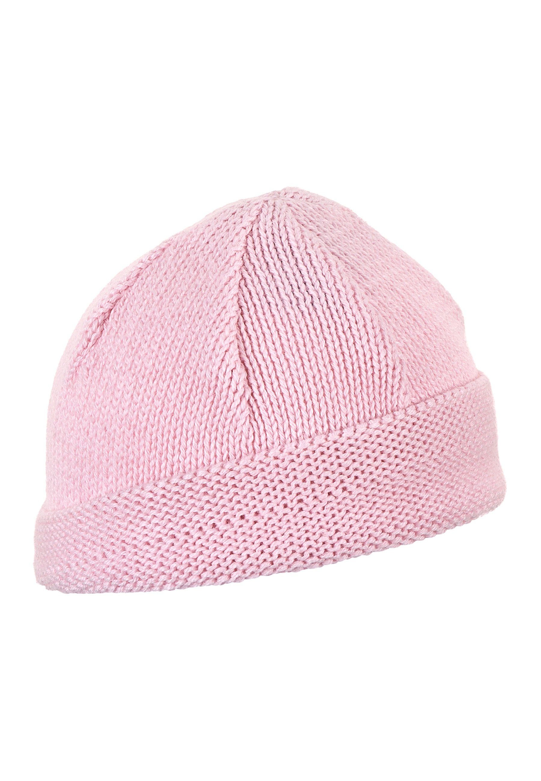 Sterntaler® Strickmütze OCS Strickmütze (1-St) Strick Beanie Kinder aus weicher Baumwolle unifarben – Bild 4 von 5