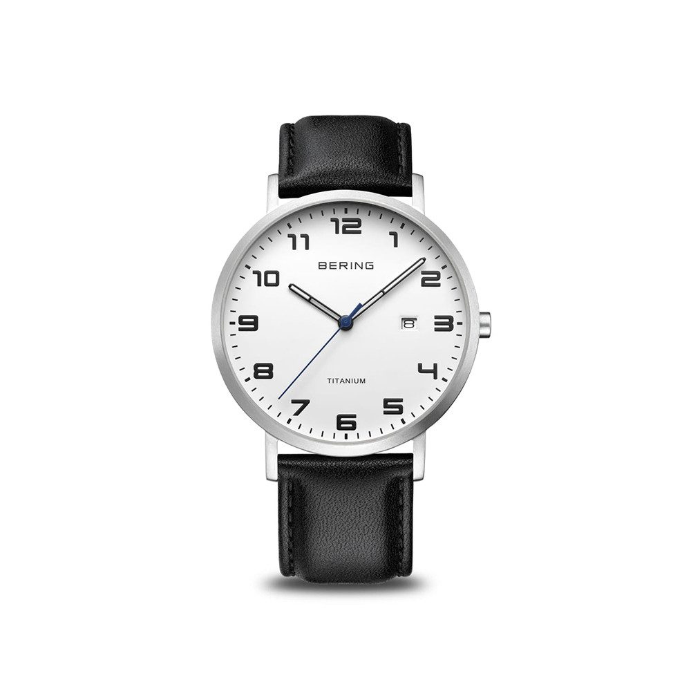 Bering Quarzuhr Bering Titanium silber gebürstet 18640-404 18640-404, Berin günstig online kaufen