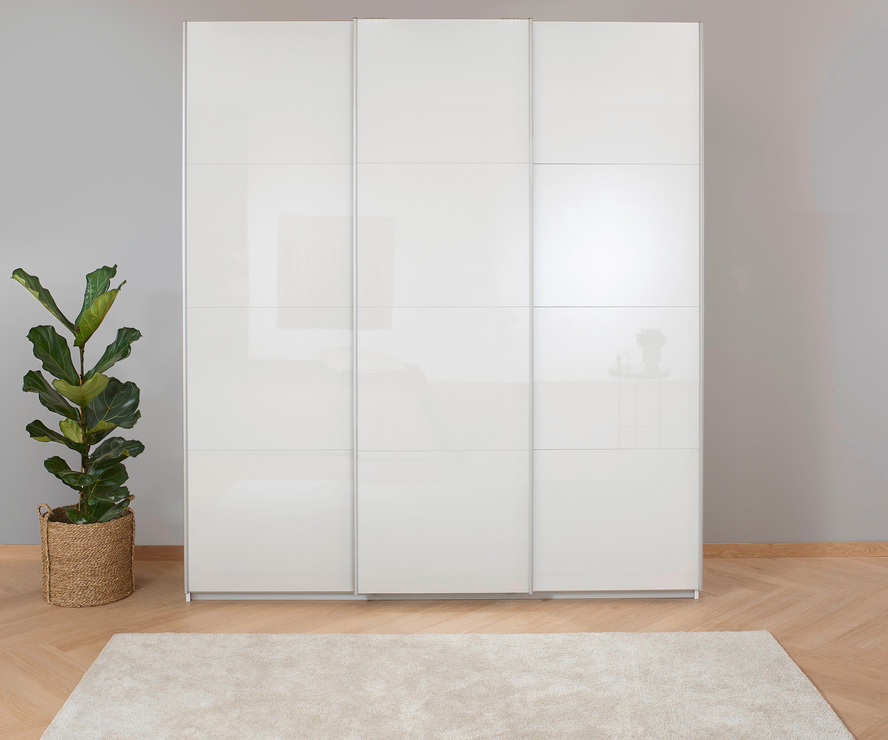 OTTO home Kleiderschrank Mehrzweckschrank Aktenschrank Möbel Mietswohnung Schlafzimmer KOLUNA (3 Ausstattungen BASIC/CLASSIC/PREMIUM (inkl. SOFT-CLOSE-FUNKTION) Breiten 203/271/315/360cm Höhen 210/229 Hochglanzfront MADE IN GERMANY