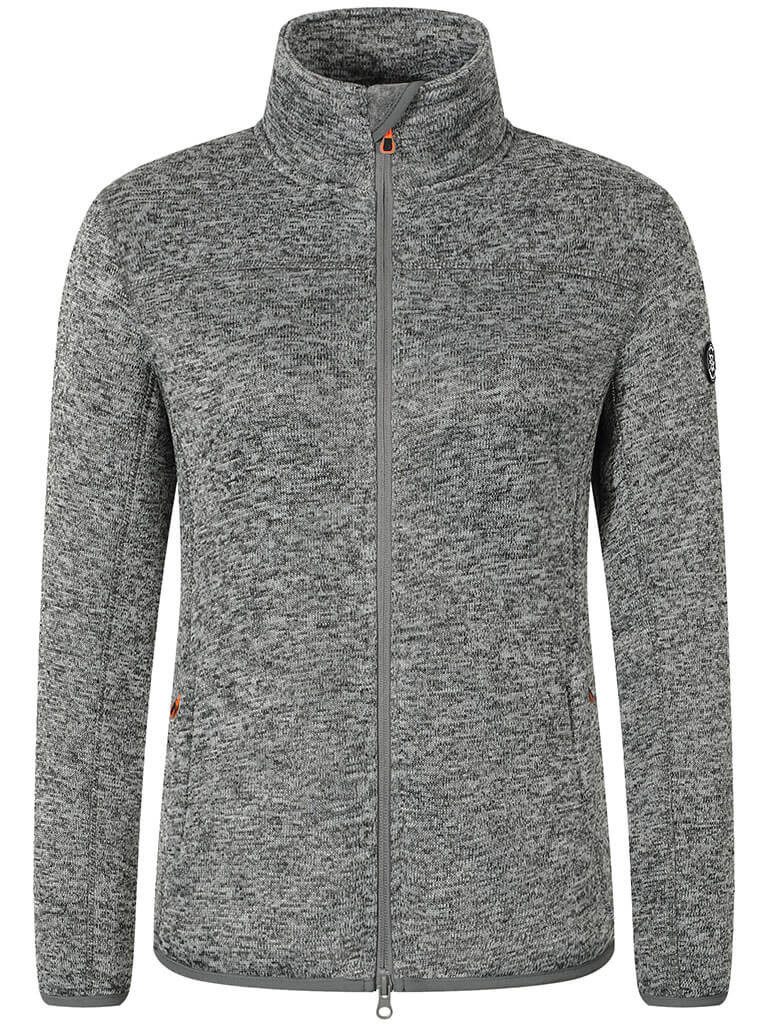 Blue Wave Fleecejacke Nissa Damen Jacke Nissa in Strickoptik mit Stehkragen günstig online kaufen