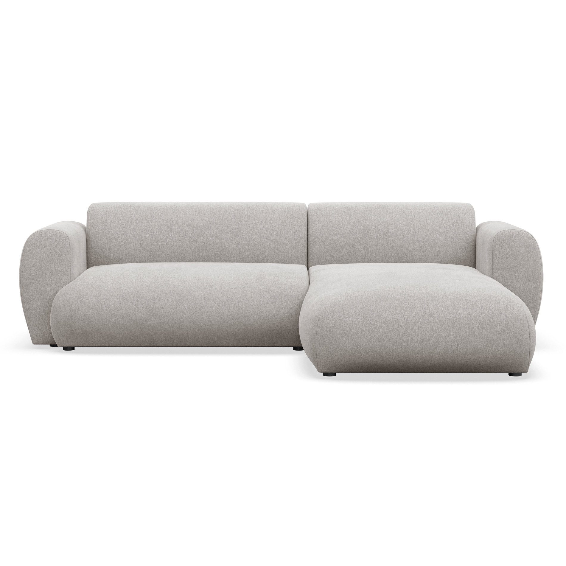 Selsey Ecksofa EMIA, Eckcouch mit Ottomane, Schlaffunktion und Chenille-Bezug
