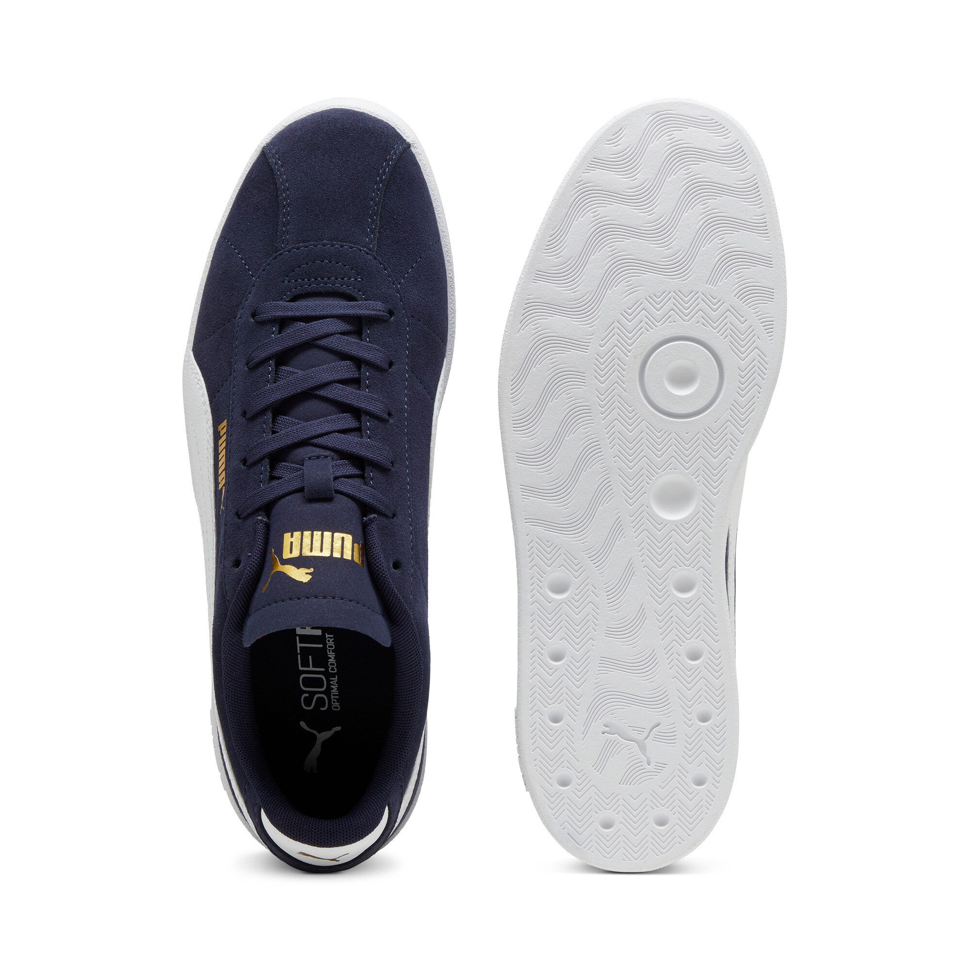 PUMA CLUB II Sneaker aus Leder, mit Schnürverschluss, mit profiliertem Laufsohlenprofil – Bild 4 von 5