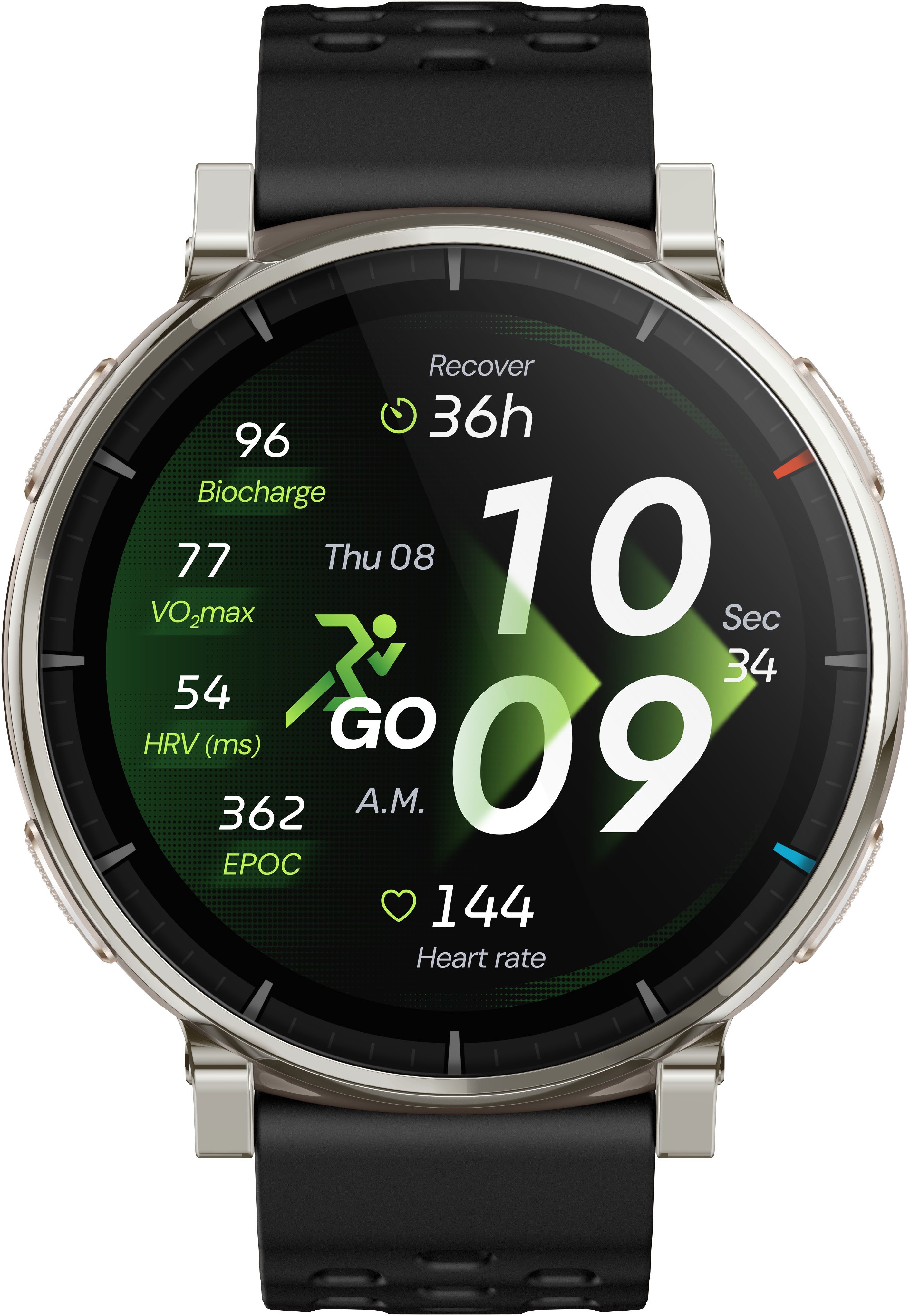 Amazfit Active 3 Premium Smartwatch (1,32 Zoll, Amazfit OS)