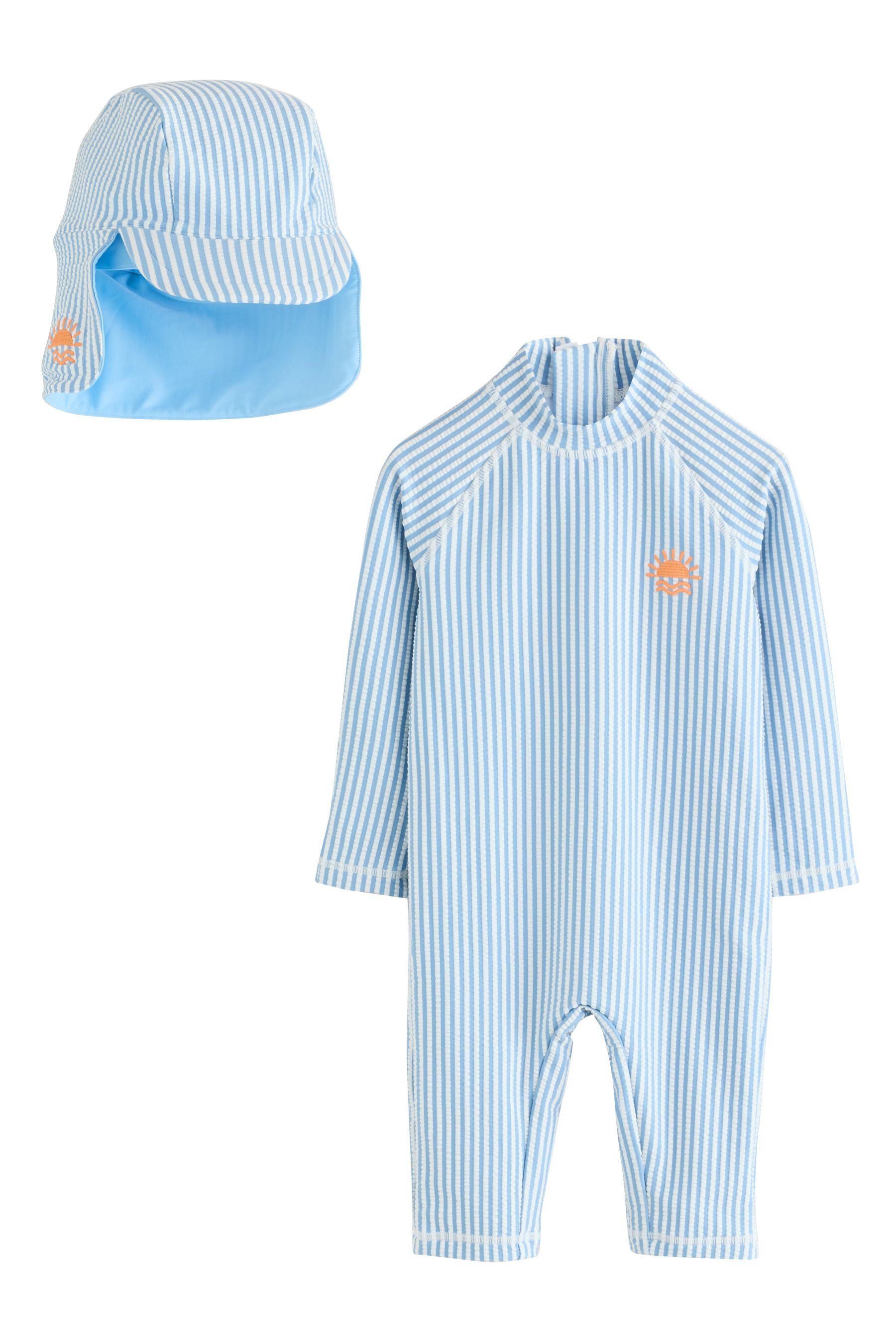 Next Badeanzug Sonnenschutz-Badeanzug und Mütze, Set günstig online kaufen