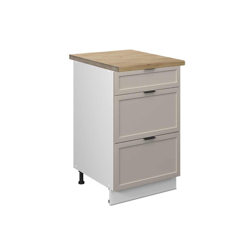Vicco Unterschrank Fame-Line, GrauBeige/Weiß, 50 cm, günstig online kaufen