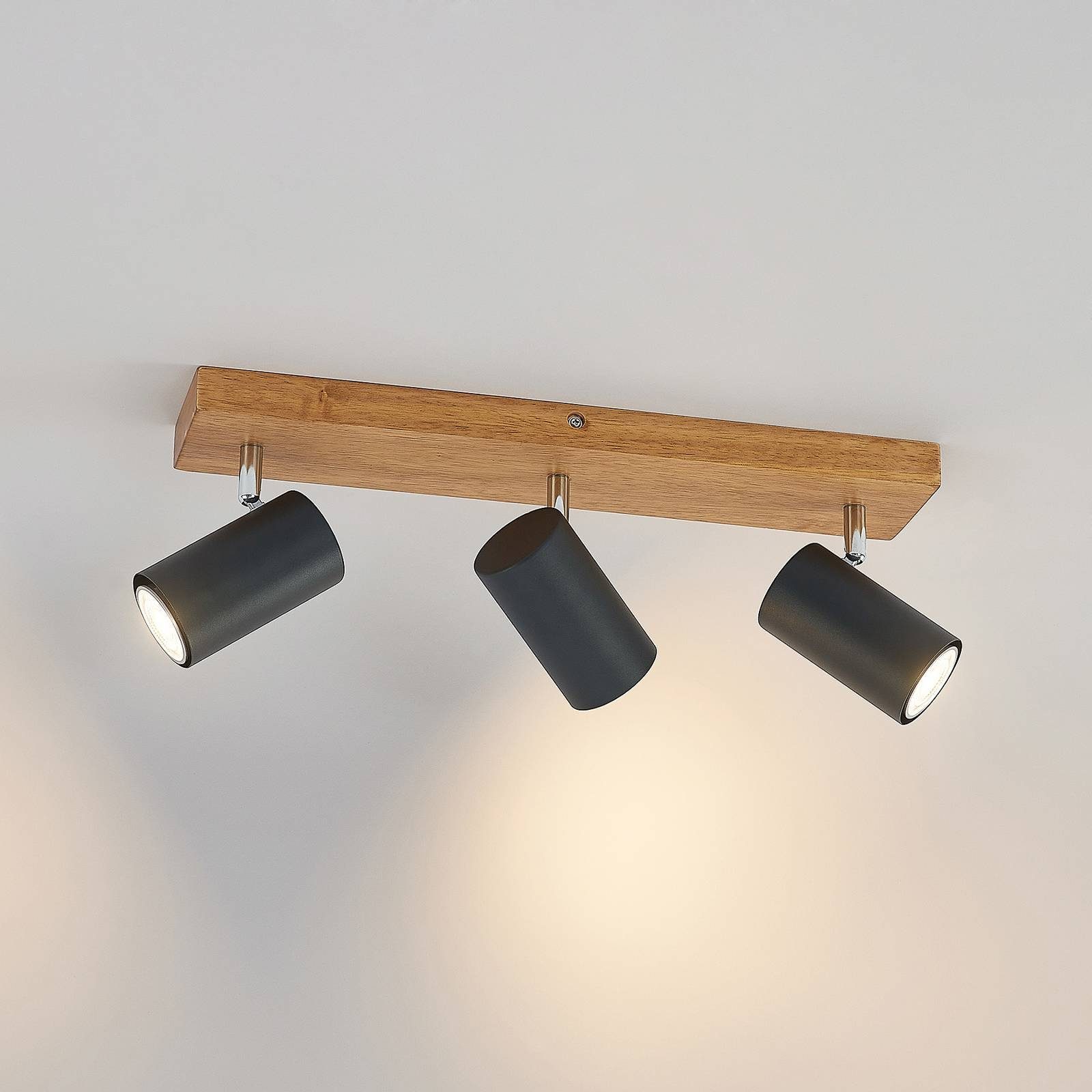 Lindby Deckenstrahler Maniva, Metall IP20, 3 x 8 W LED