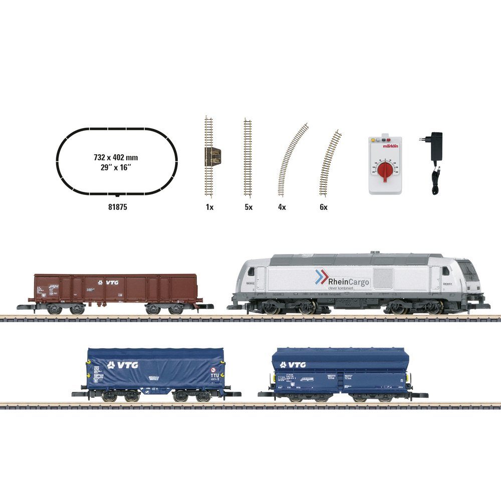 Märklin Modelleisenbahn Startpaket Märklin 81875 Z Startset mod.Güterverkehr