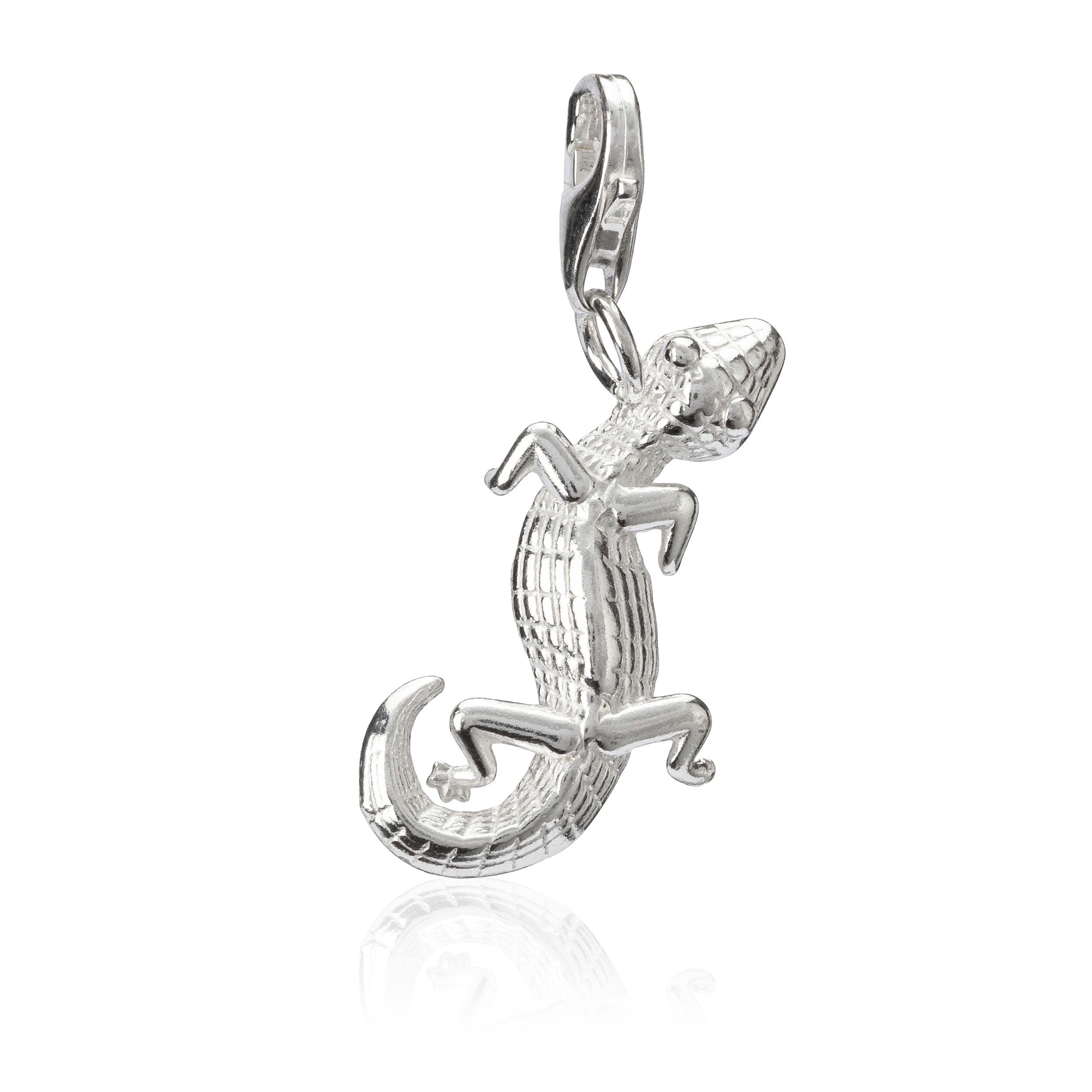 Charm-Anhänger 925 23x12mm Charm-Einhänger Silber Damen NKlaus Salamander