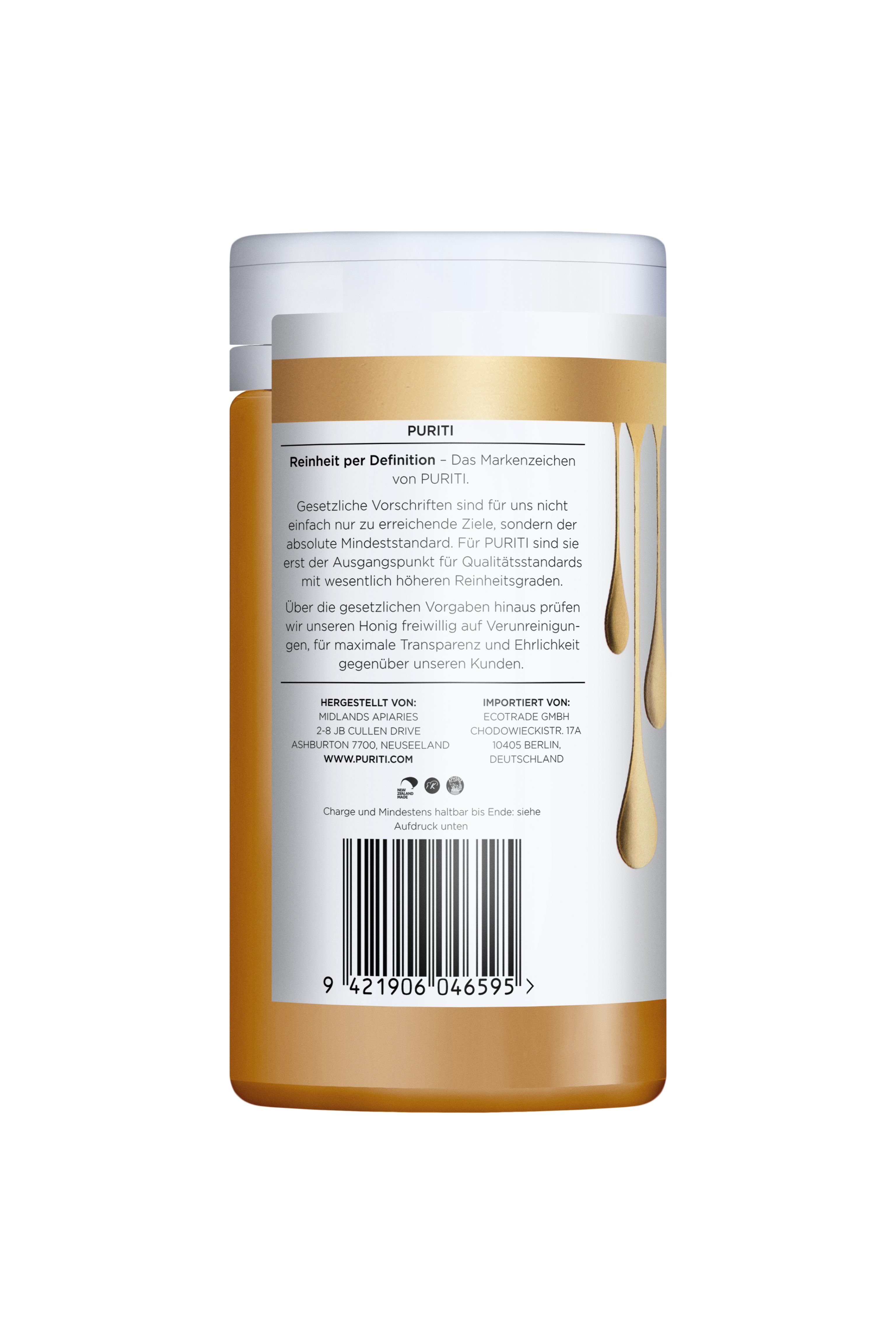 PURITI Honig Manuka-Honig MGO 200+, 500 g, 1 St.