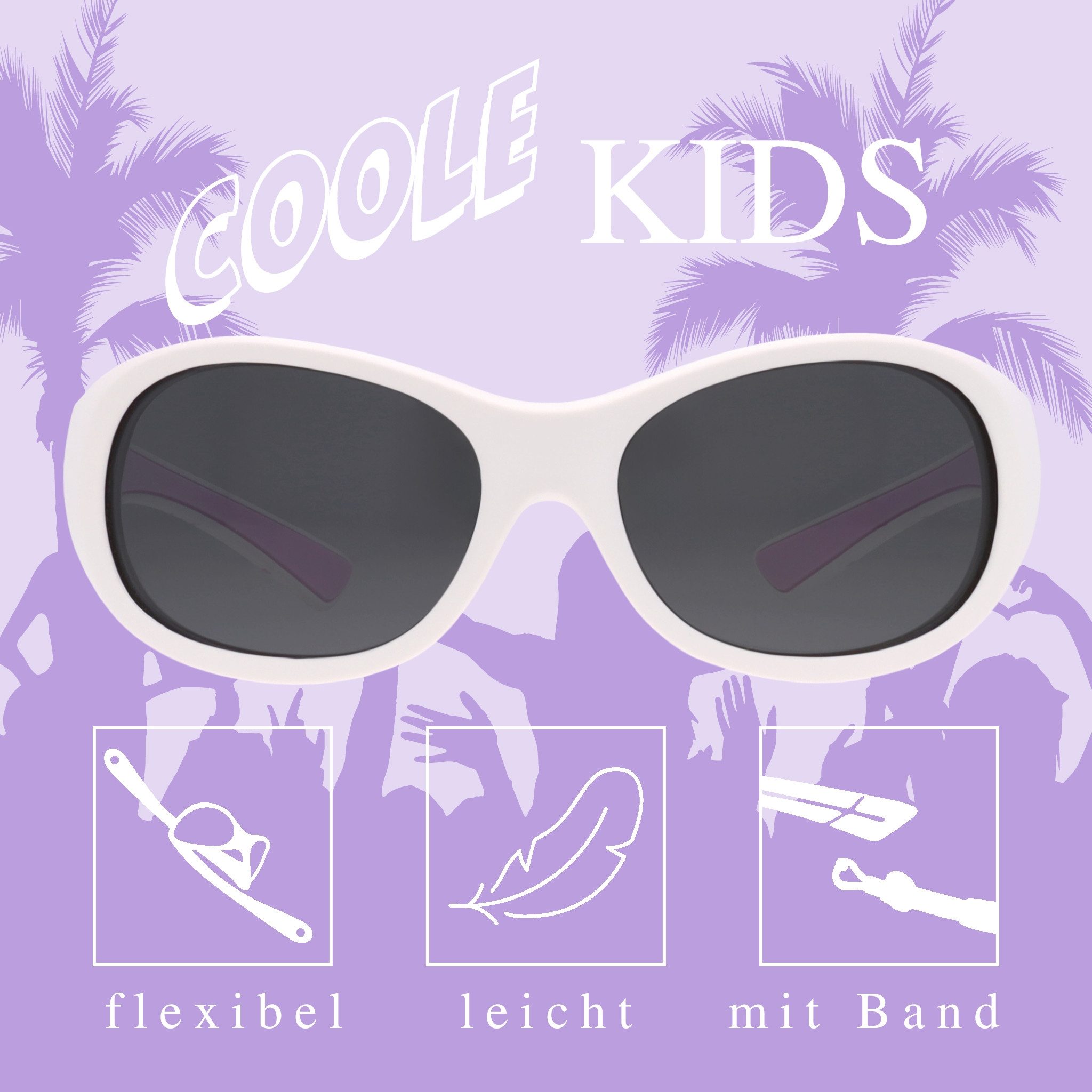 ActiveSol Sonnenbrille Kinder Kids@School, 5-10 Jahre UV-Schutz, polarisiert