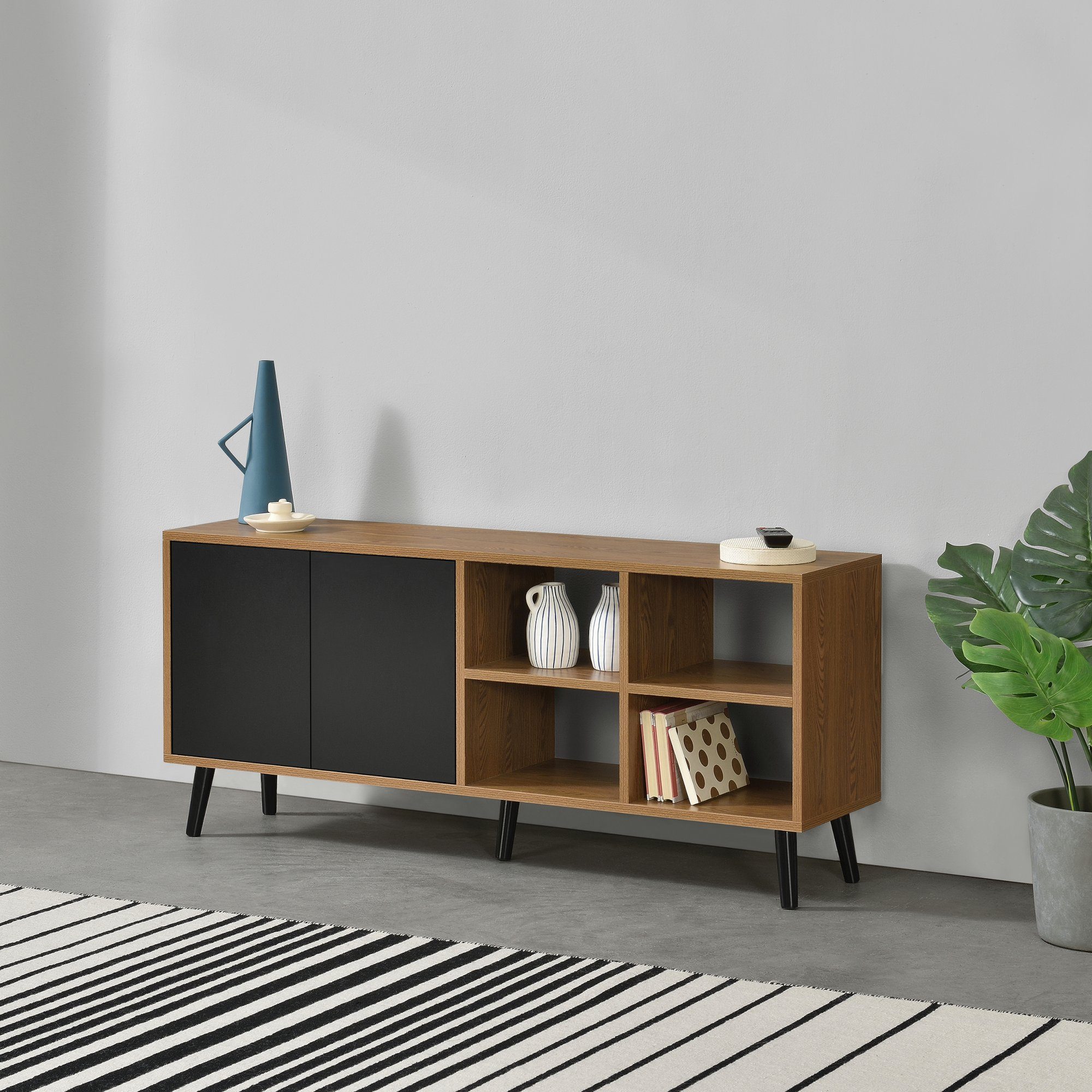 en.casa Sideboard, Gnesta Kommode 2 Türen günstig online kaufen