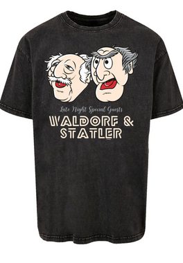 F4NT4STIC T-Shirt Disney Muppets Late Night Waldorf & Statler Premium Qualität