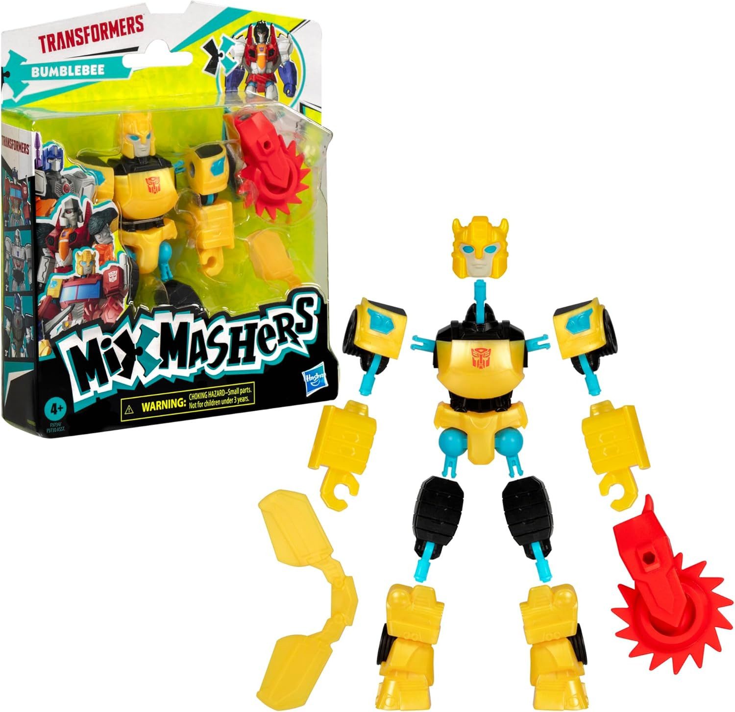 Hasbro Actionfigur Transformers MixMashers Bumblebee Action Figur & Accessoires 3+