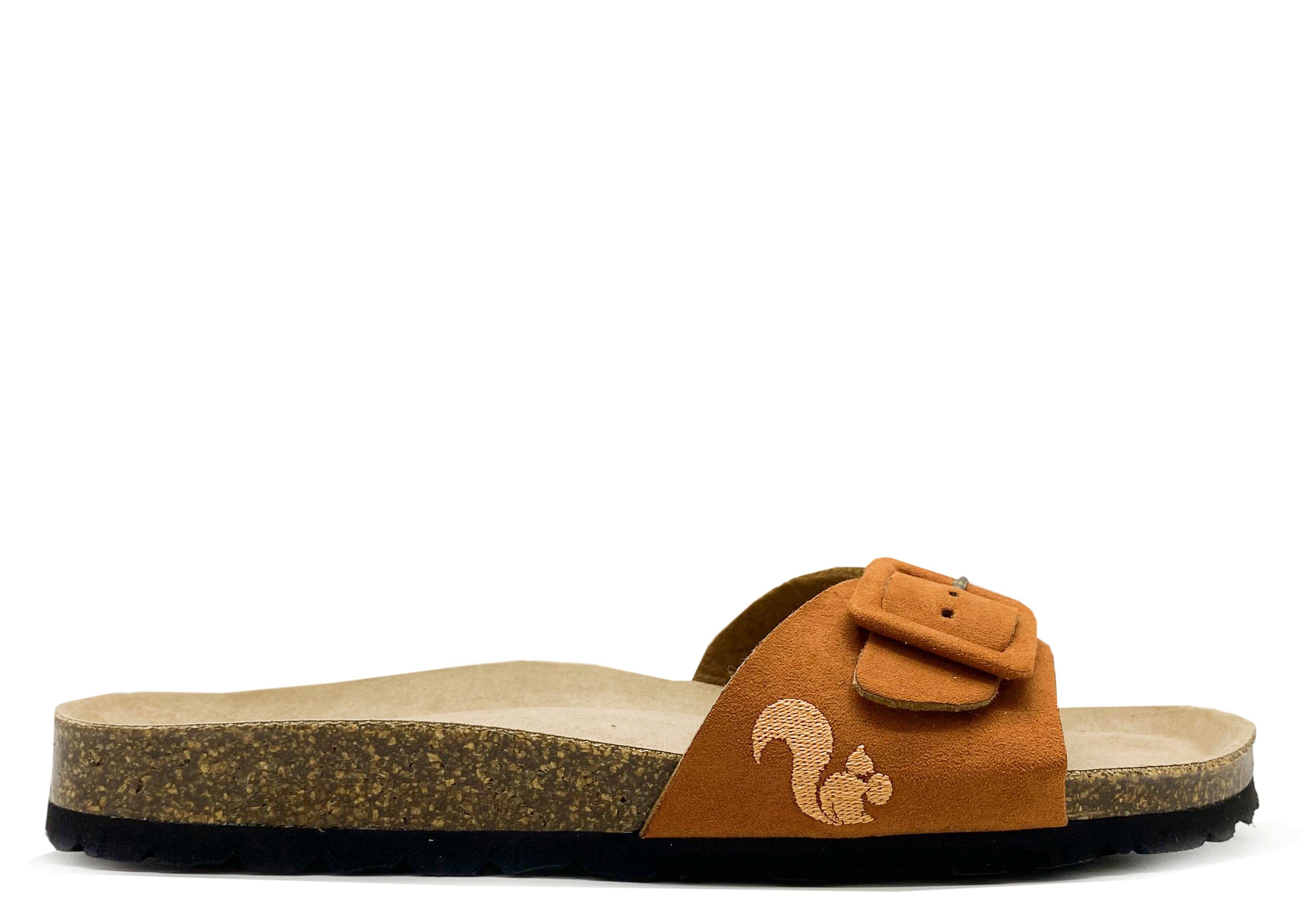 Strap 1856 Eco Vegan Covered Orange Sandal Sandale thies Bio ®