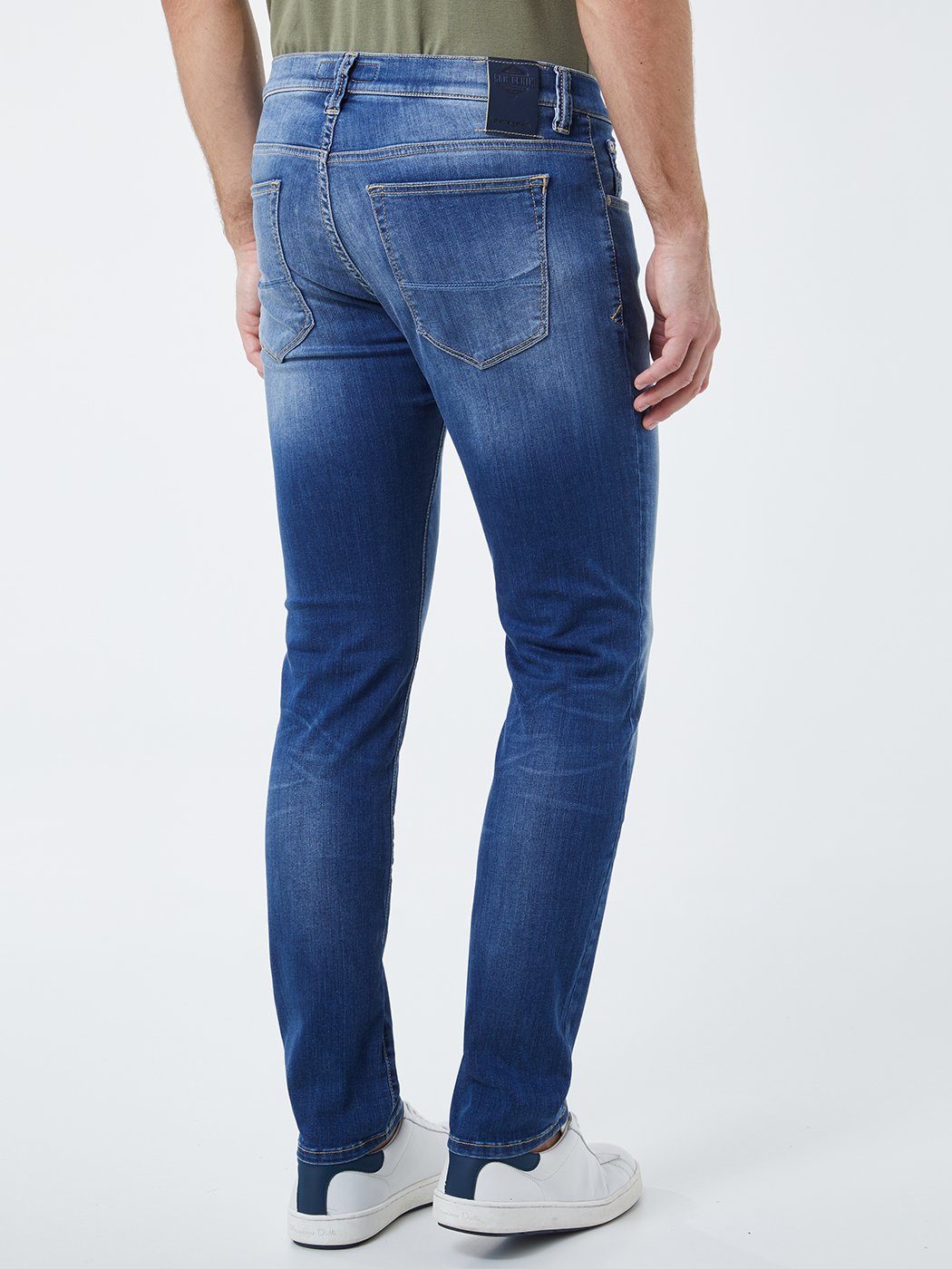 Pierre Cardin 5-Pocket-Jeans PIERRE CARDIN ANTIBES vintage dark blue used 3003 6100.22