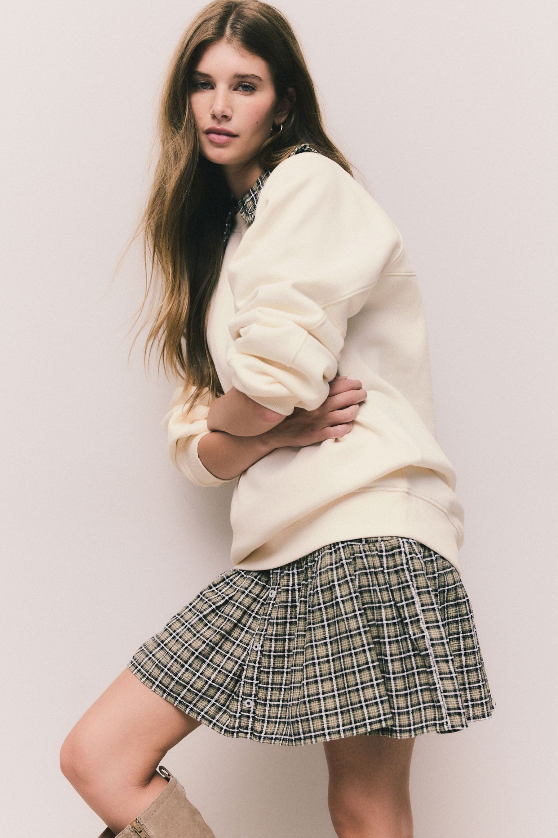 Next Sweater Langes Oversized Relaxed Fit Sweatshirt (1-tlg)