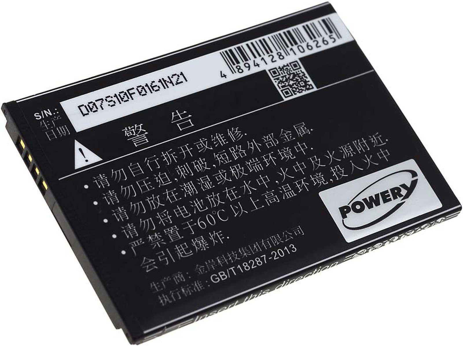 Powery Akku für Huawei Typ HB434666RBC Akku 1150 mAh (3.7 V)