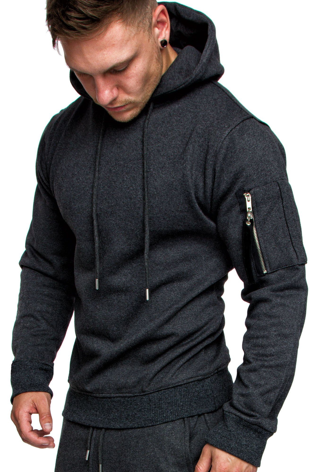 REPUBLIX Kapuzenpullover AIDEN Herren Cargo Hoodie Sweatshirt Pullover günstig online kaufen