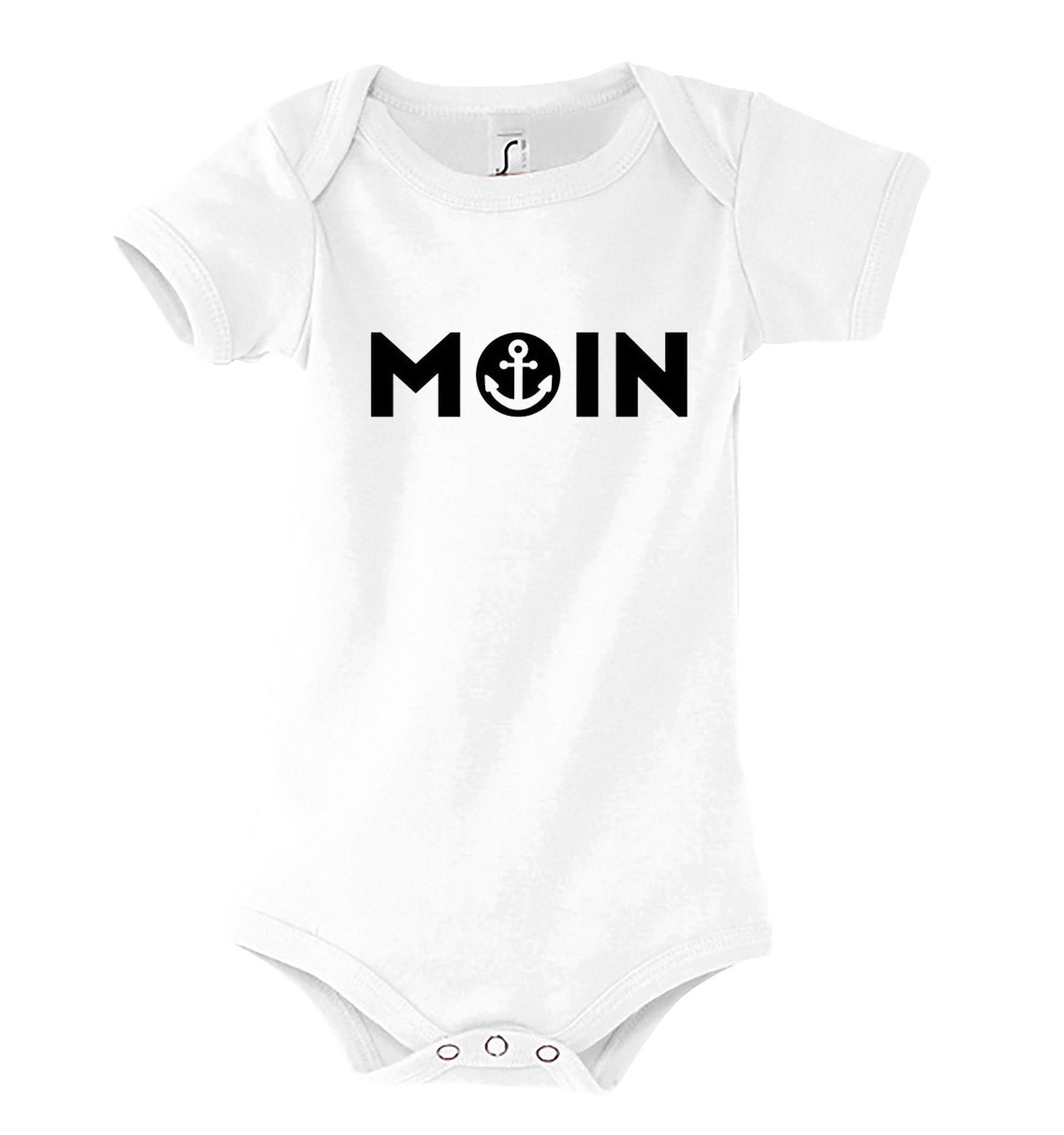 Kurzarmbody Baby Body Kurzarm Strampler Moin