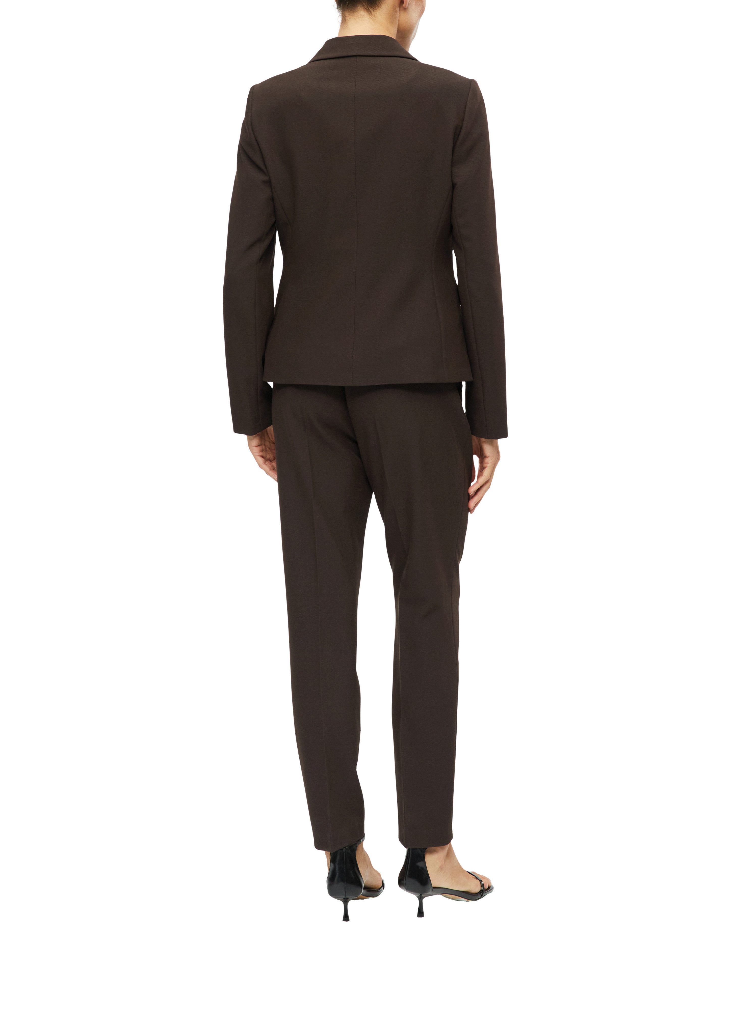 s.Oliver BLACK LABEL Blusenblazer mit Reverskragen und 2-Knopf-Verschluss – Bild 4 von 4
