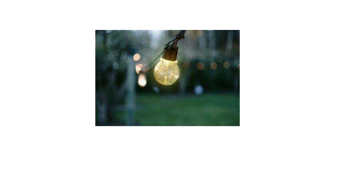 LED-Lichterkette warmweiße LED 6m Länge, Campinglaterne